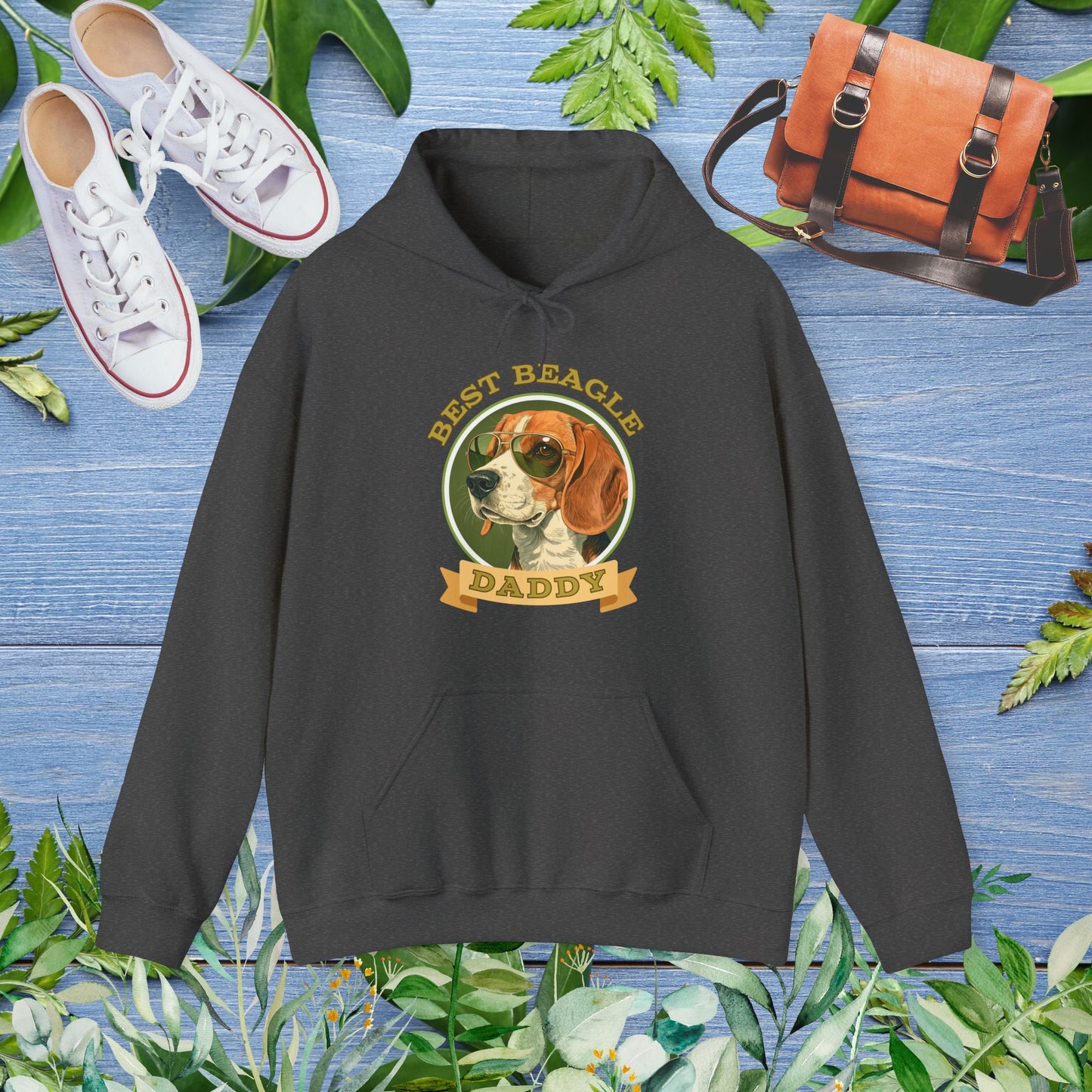 Best Beagle Daddy Hoodie - furevermama