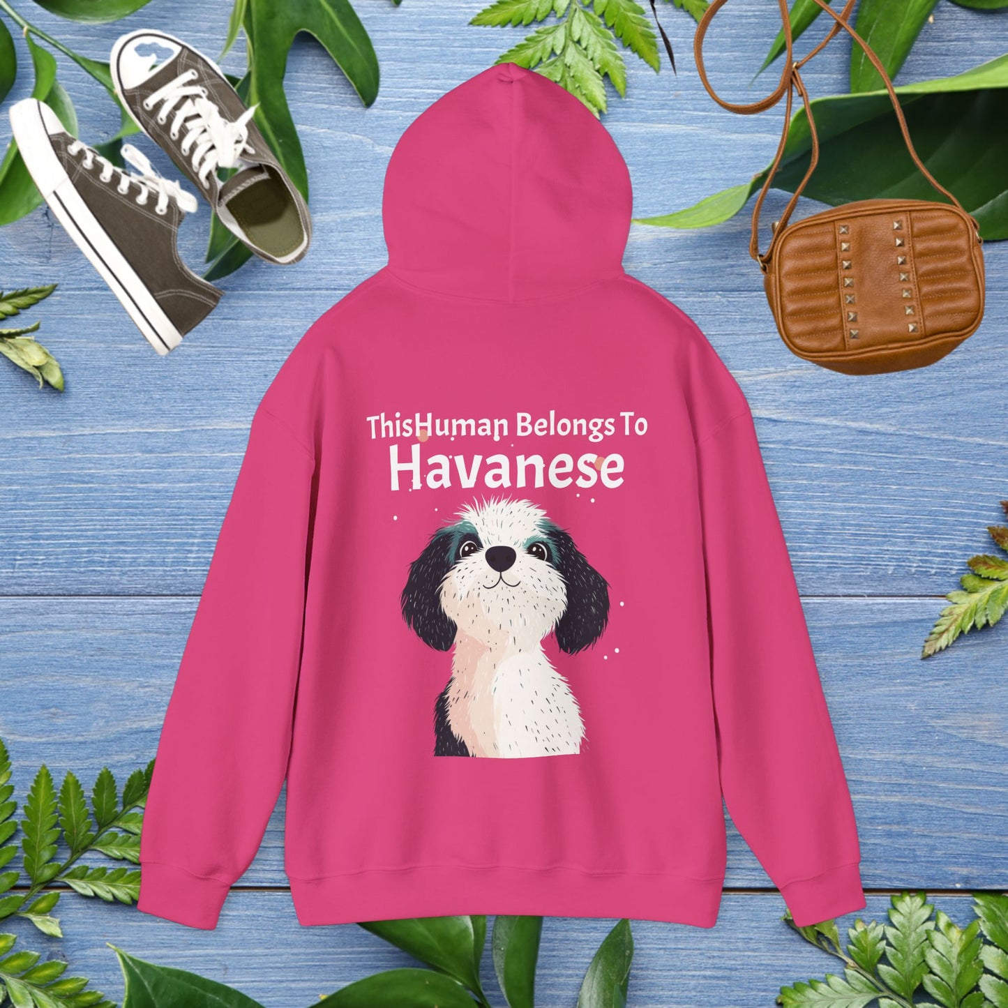 This Human Belongs To Havanese Unisex Hoodie - furevermama