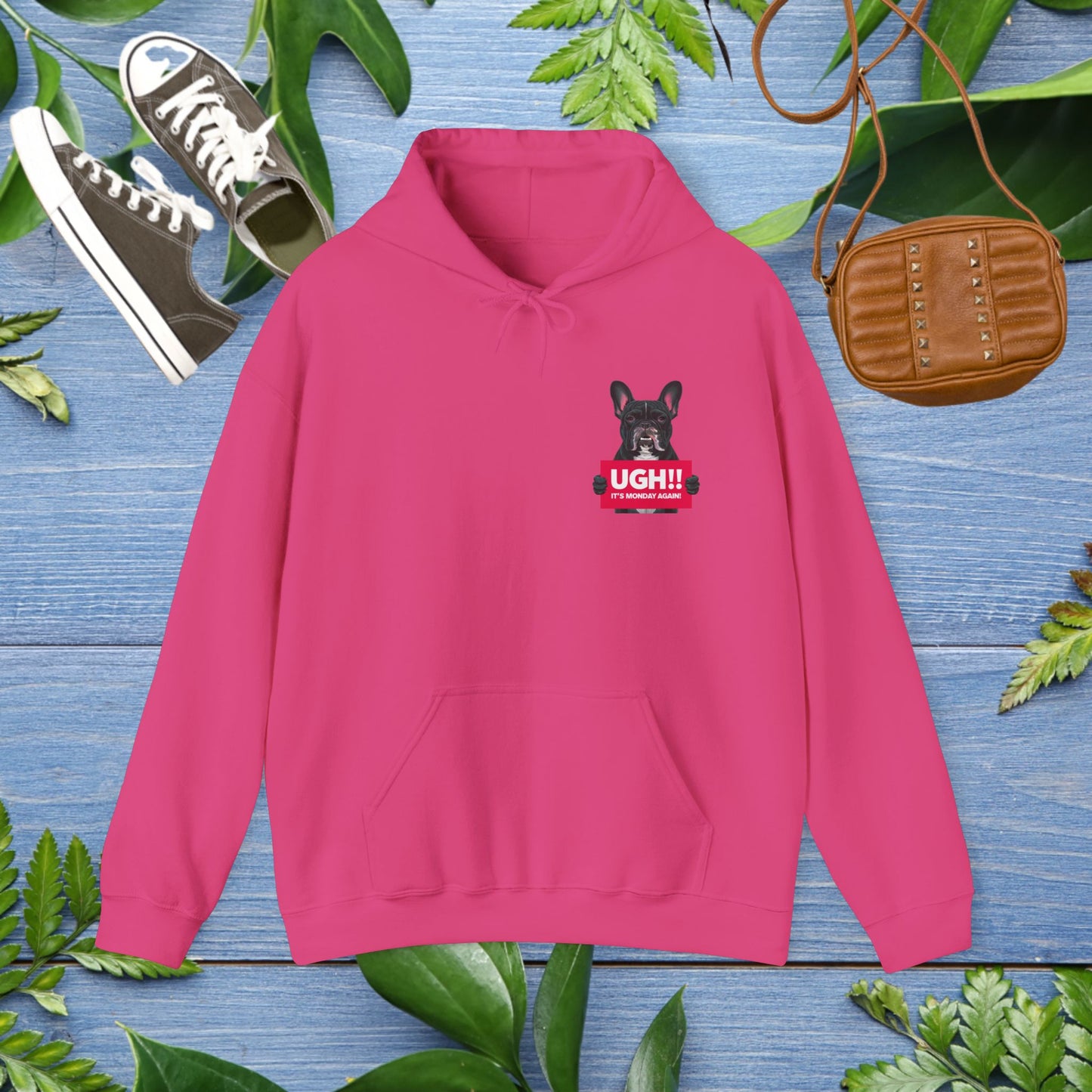 It Is Monday Again Bulldog Hoodie - furevermama