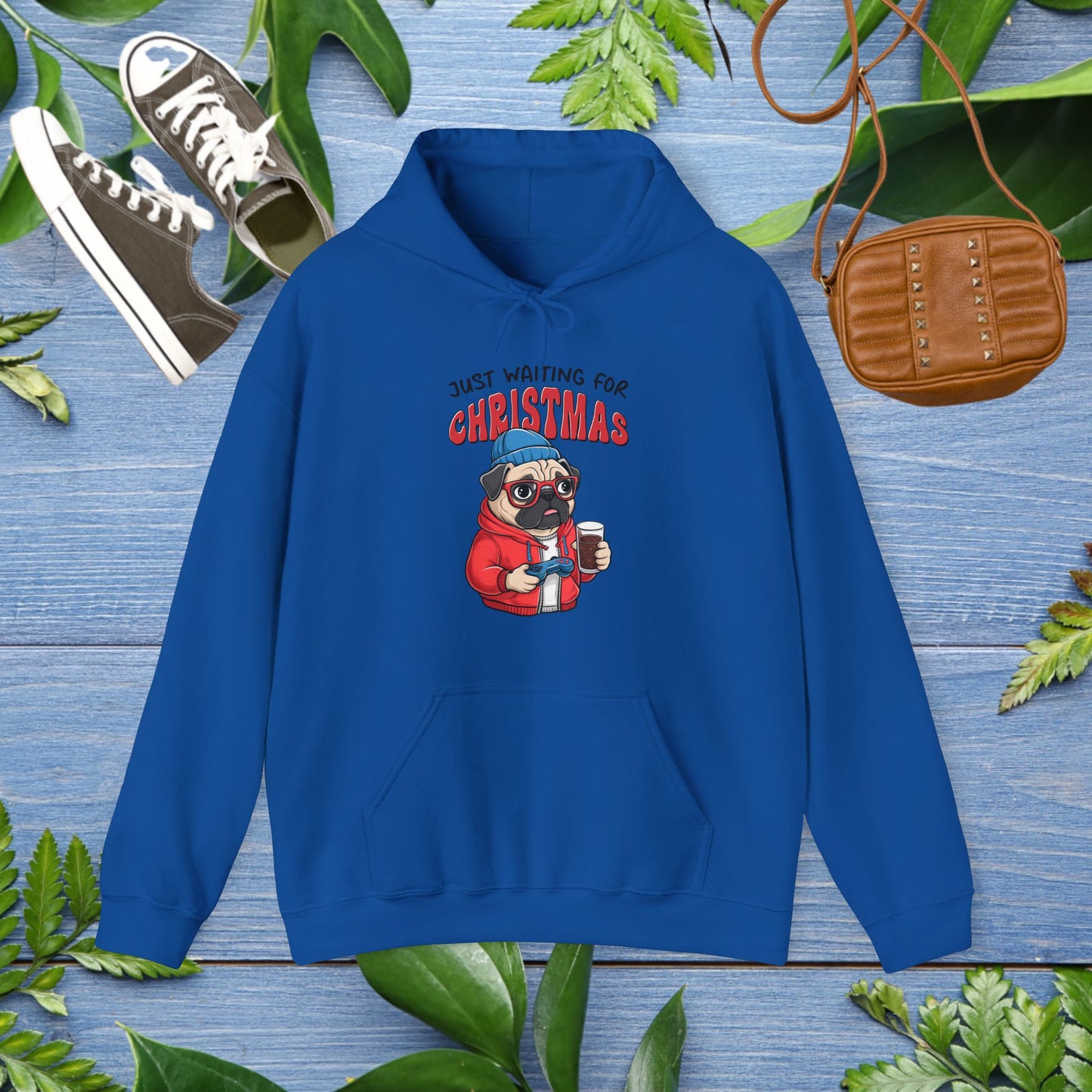Just Waiting For Christmas Unisex Hoodie - furevermama