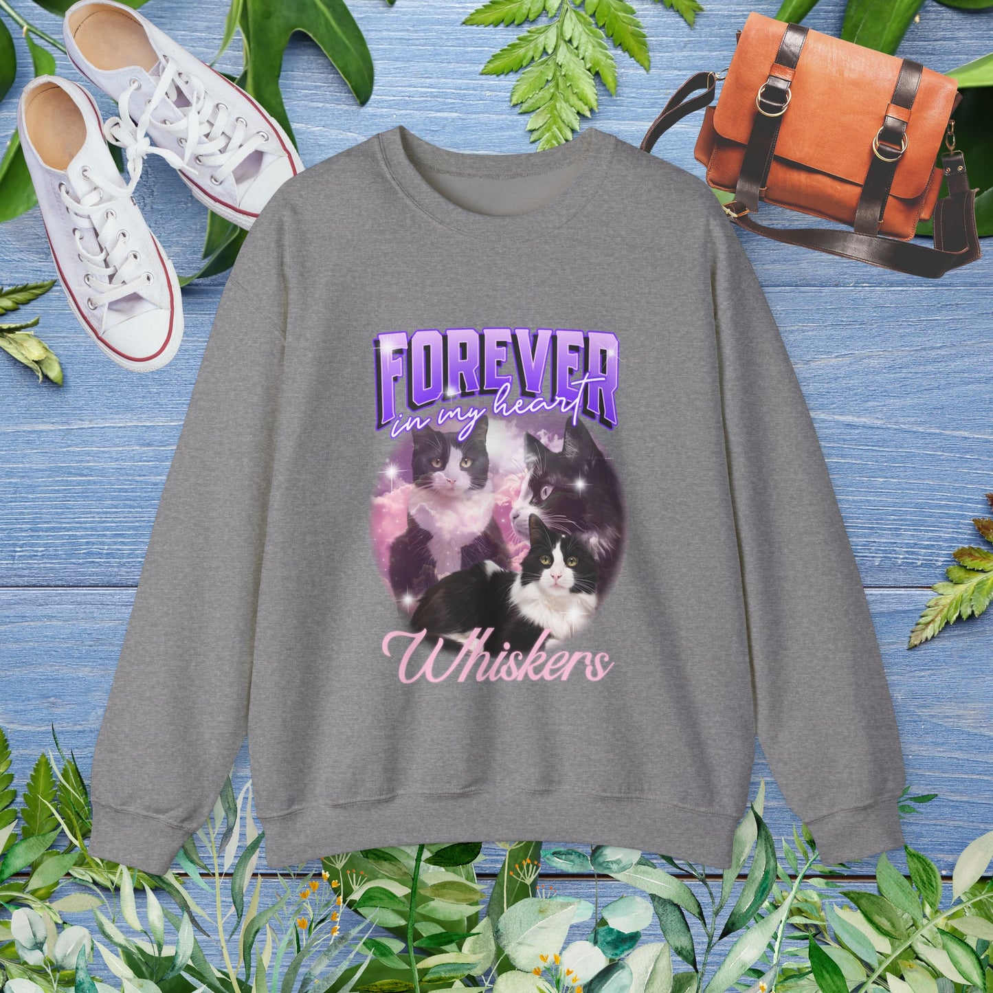 (Custom) Forever In My Heart Sweatshirt, For Human or Pet Lovers - furevermama