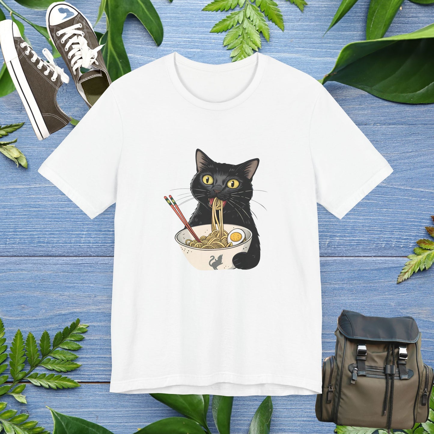Cat Eating My Ramen T-Shirt - furevermama