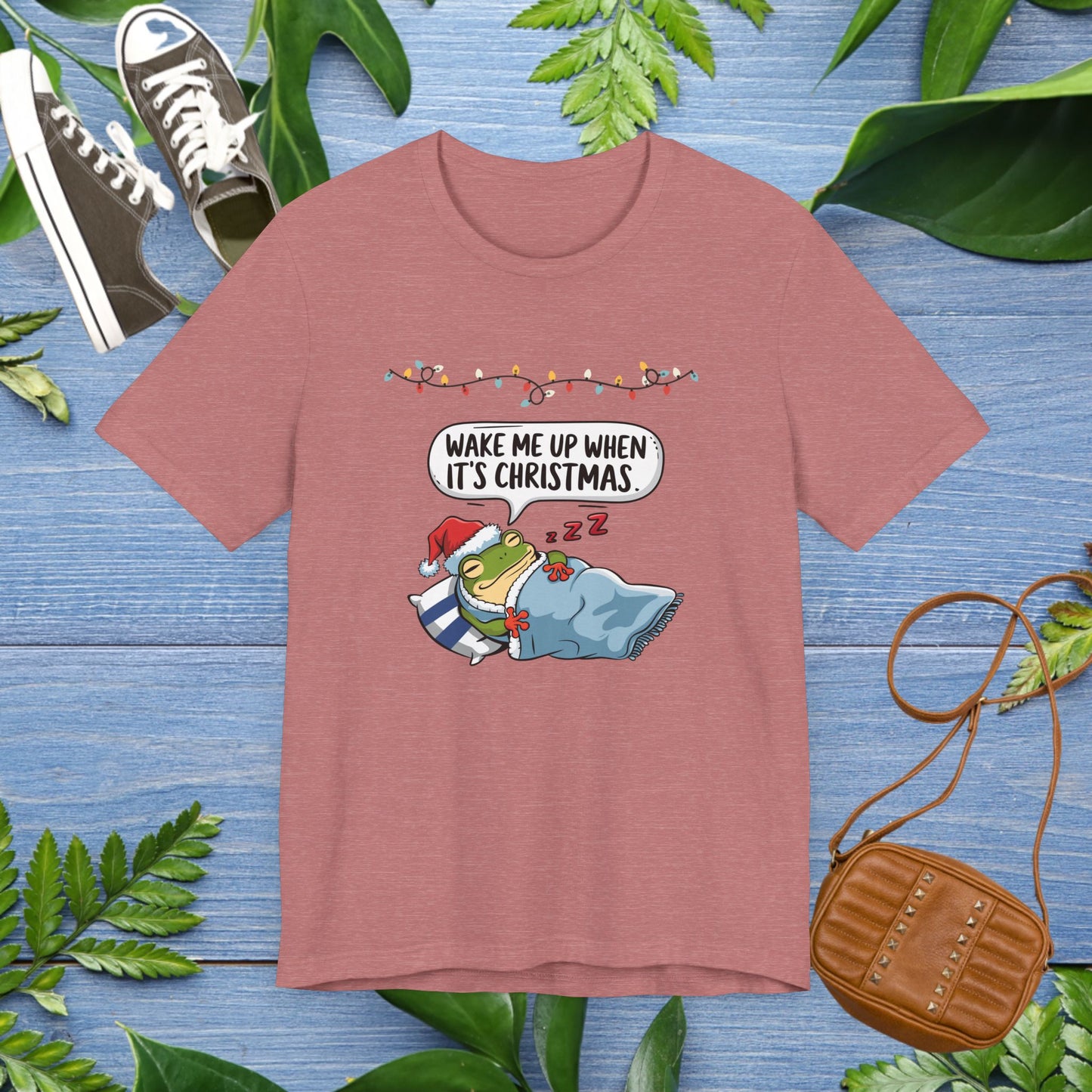 Wake Me Up When It's Christmas, Froggy Jersey T-Shirt - furevermama