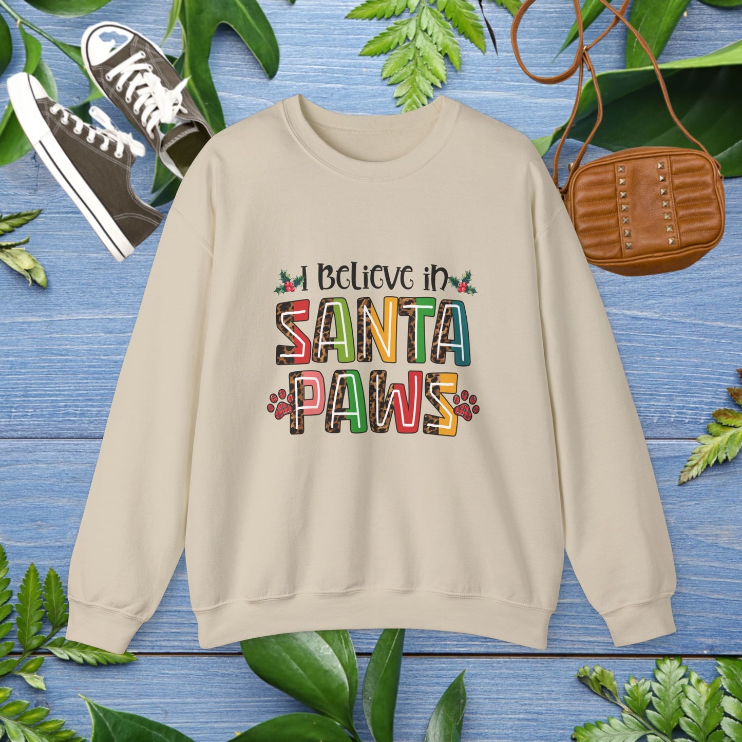 I Believe In Santa Paws Unisex Sweatshirt - furevermama