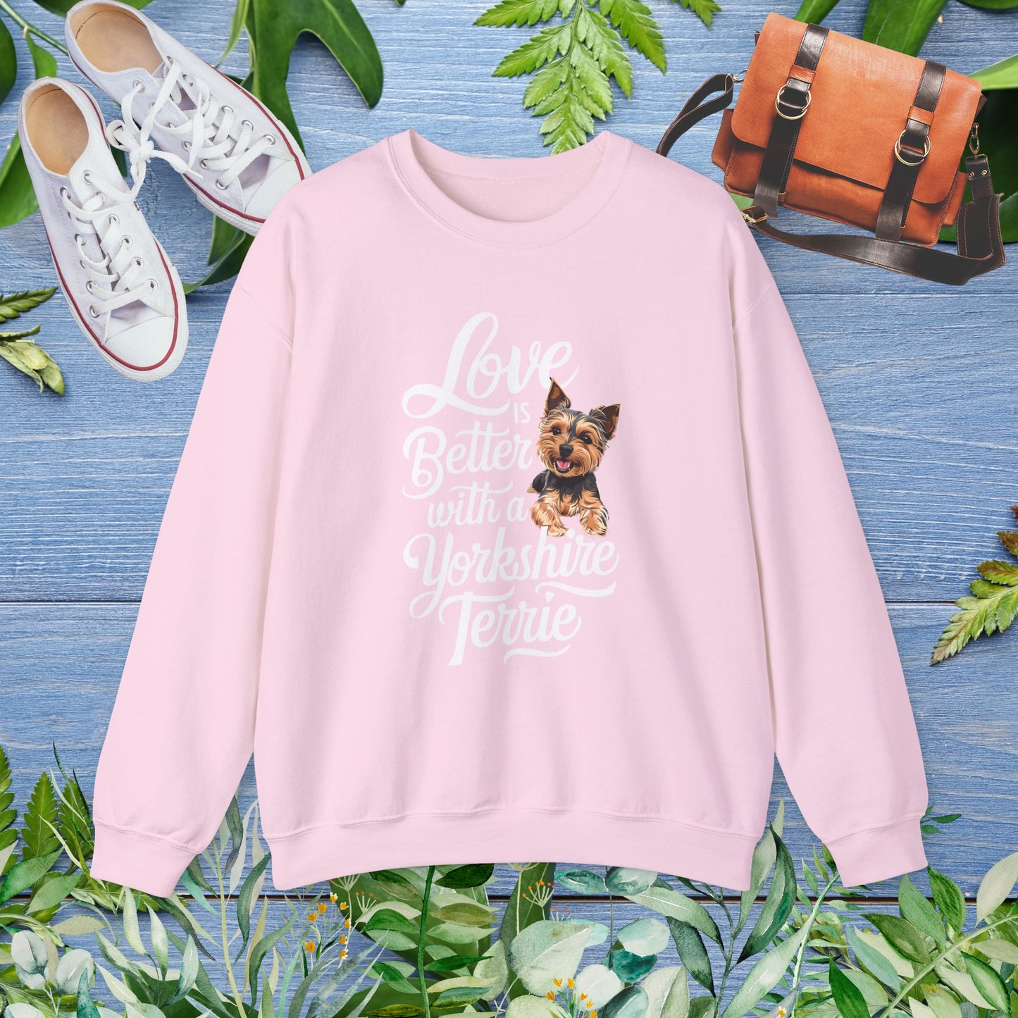 Life Is Better With A Terrie Yorkshire Unisex Sweatshirt - furevermama