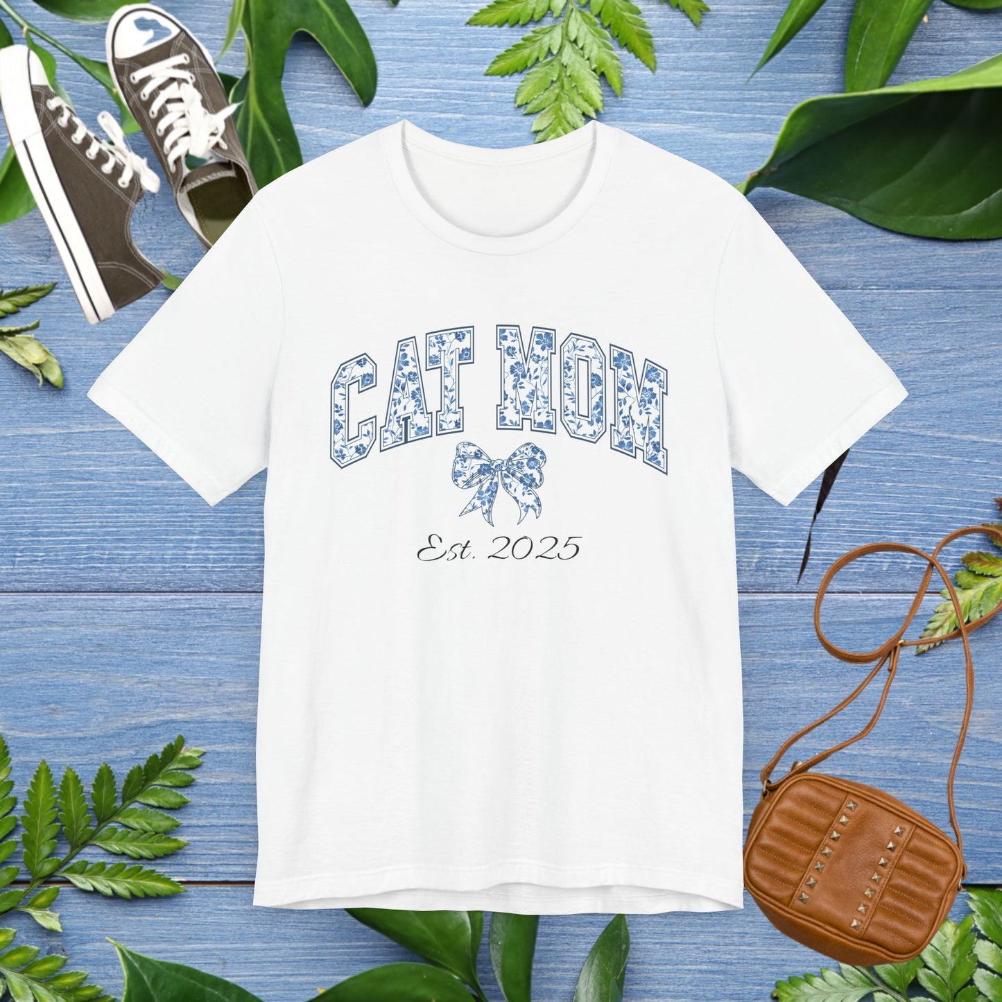 Cat Mom Personalized T-Shirt