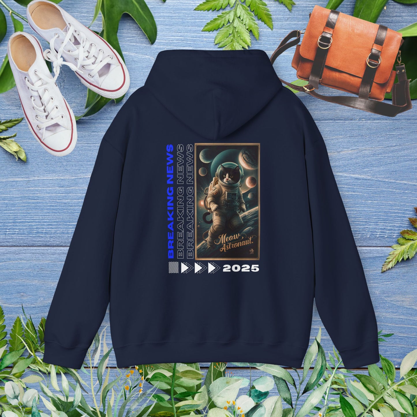 Astronaut Breaking News Hoodie - furevermama