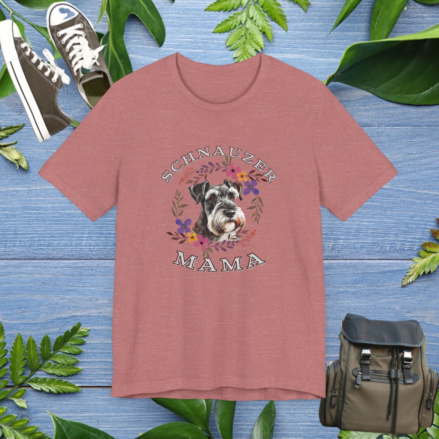 Schnauzer Mama T-Shirt - furevermama