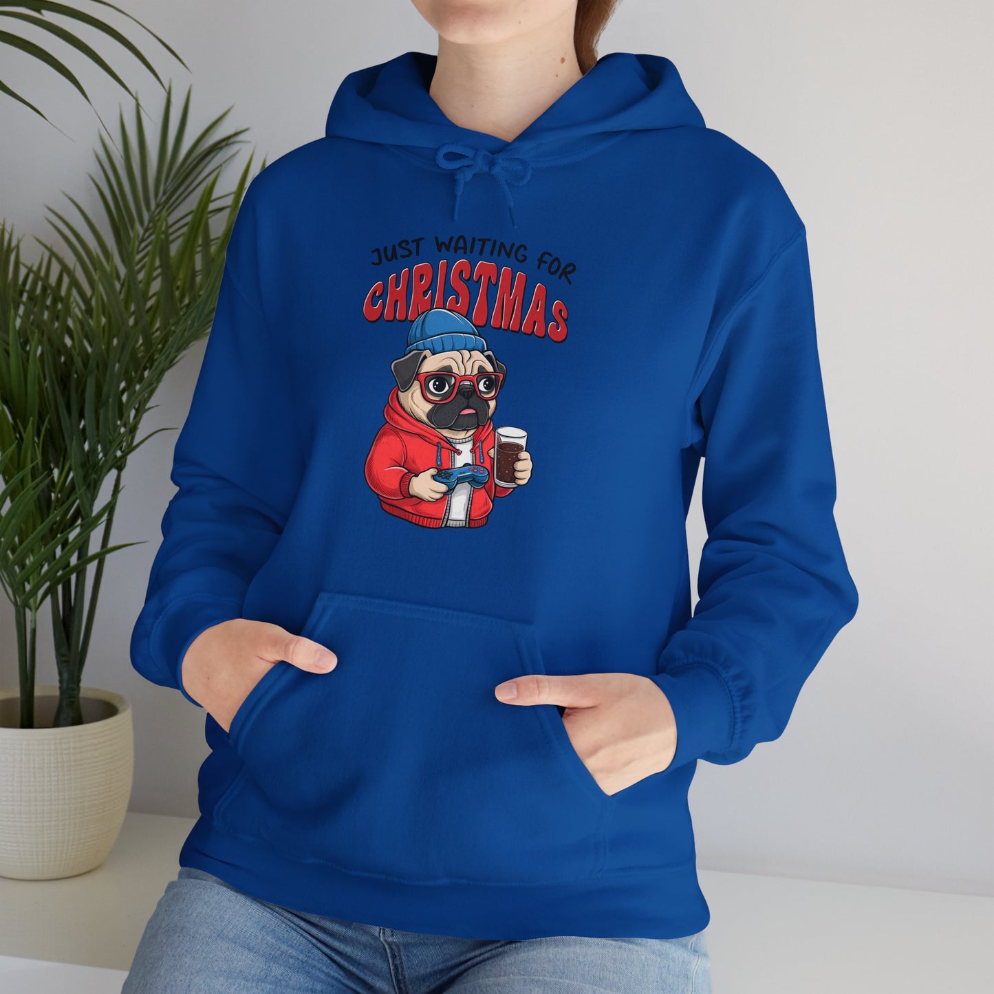 Just Waiting For Christmas Unisex Hoodie - furevermama