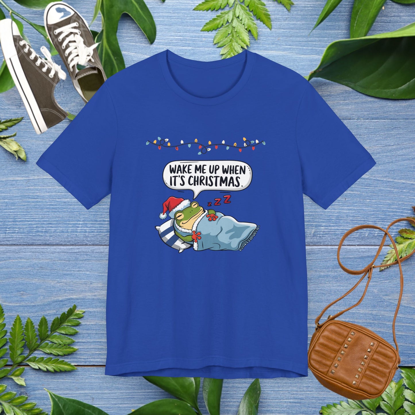 Wake Me Up When It's Christmas, Froggy Jersey T-Shirt - furevermama