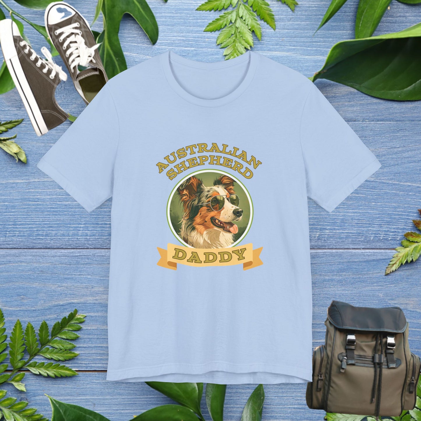 Best Australian Shepherd Daddy T-Shirt - furevermama