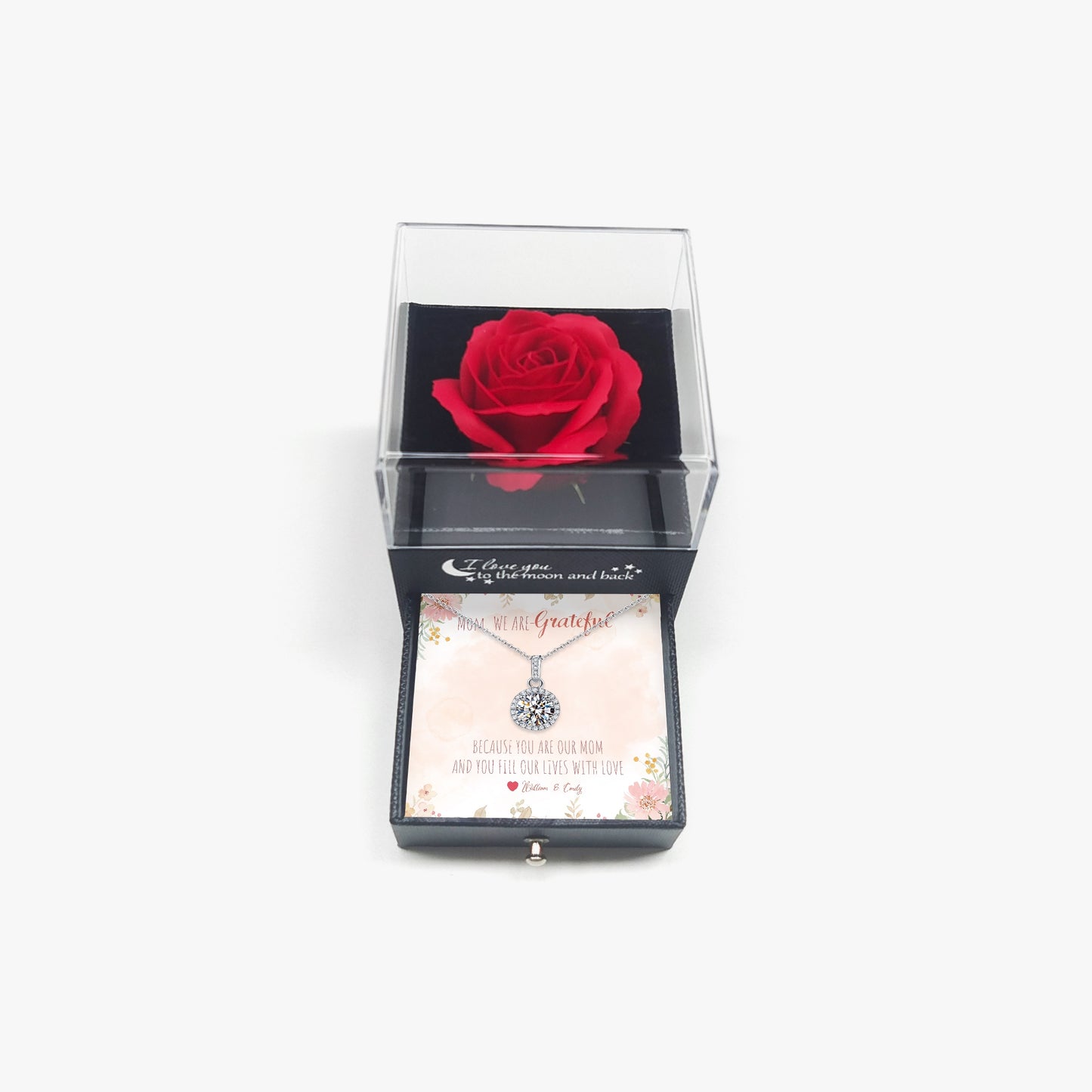 Stunning Necklace with Gift Box - To Mom - furevermama
