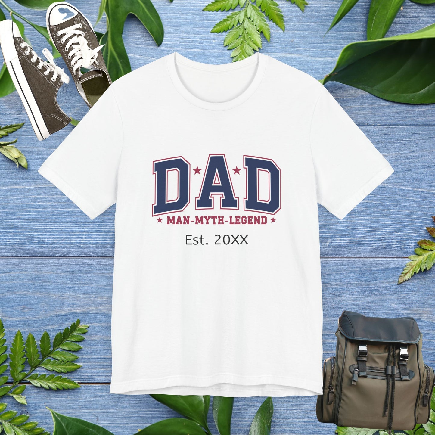 Dad Man-Myth-Legend Unisex Jersey Tee - Perfect Father's Day Gift