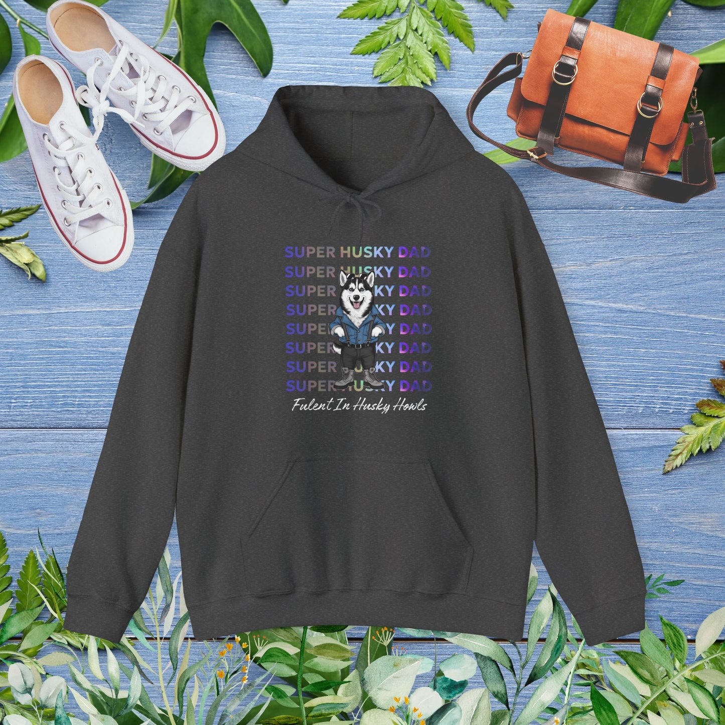 Super Husky Dad Hoodie - furevermama