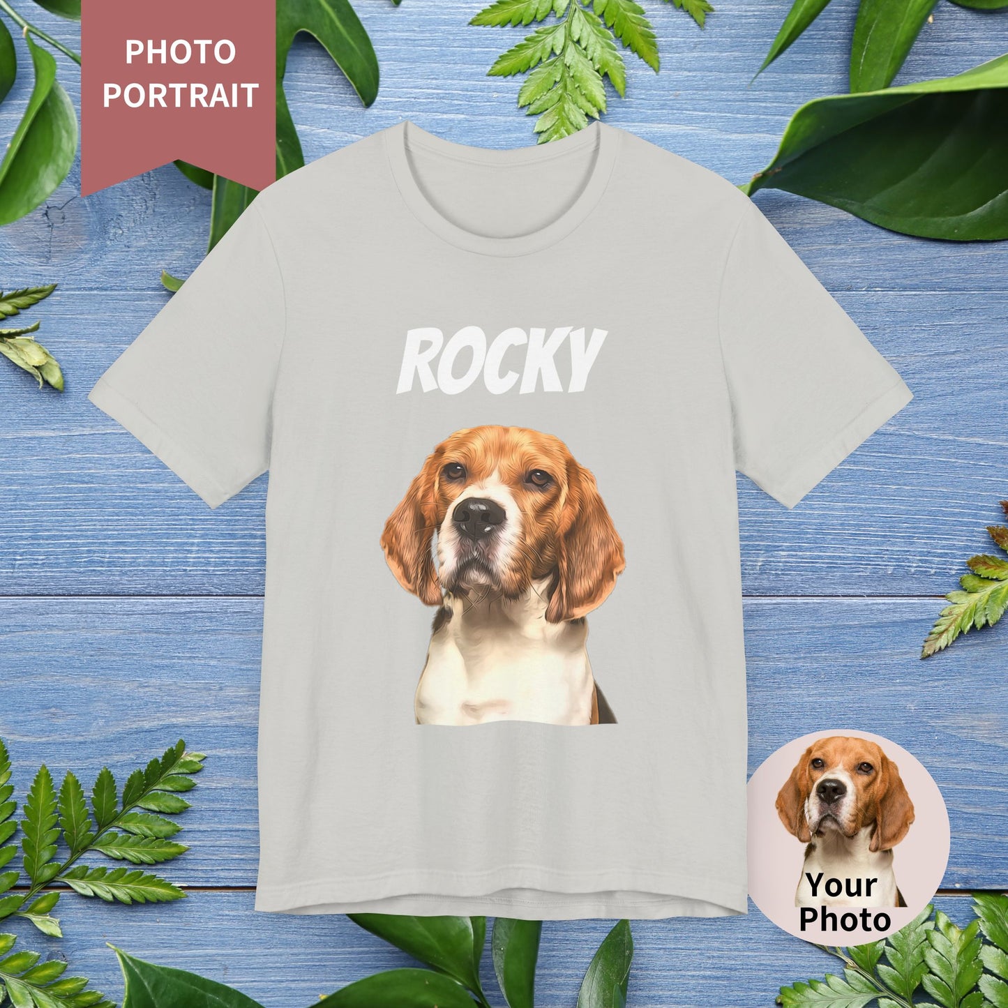 Custom Pet Portrait Unisex T-Shirt - furevermama