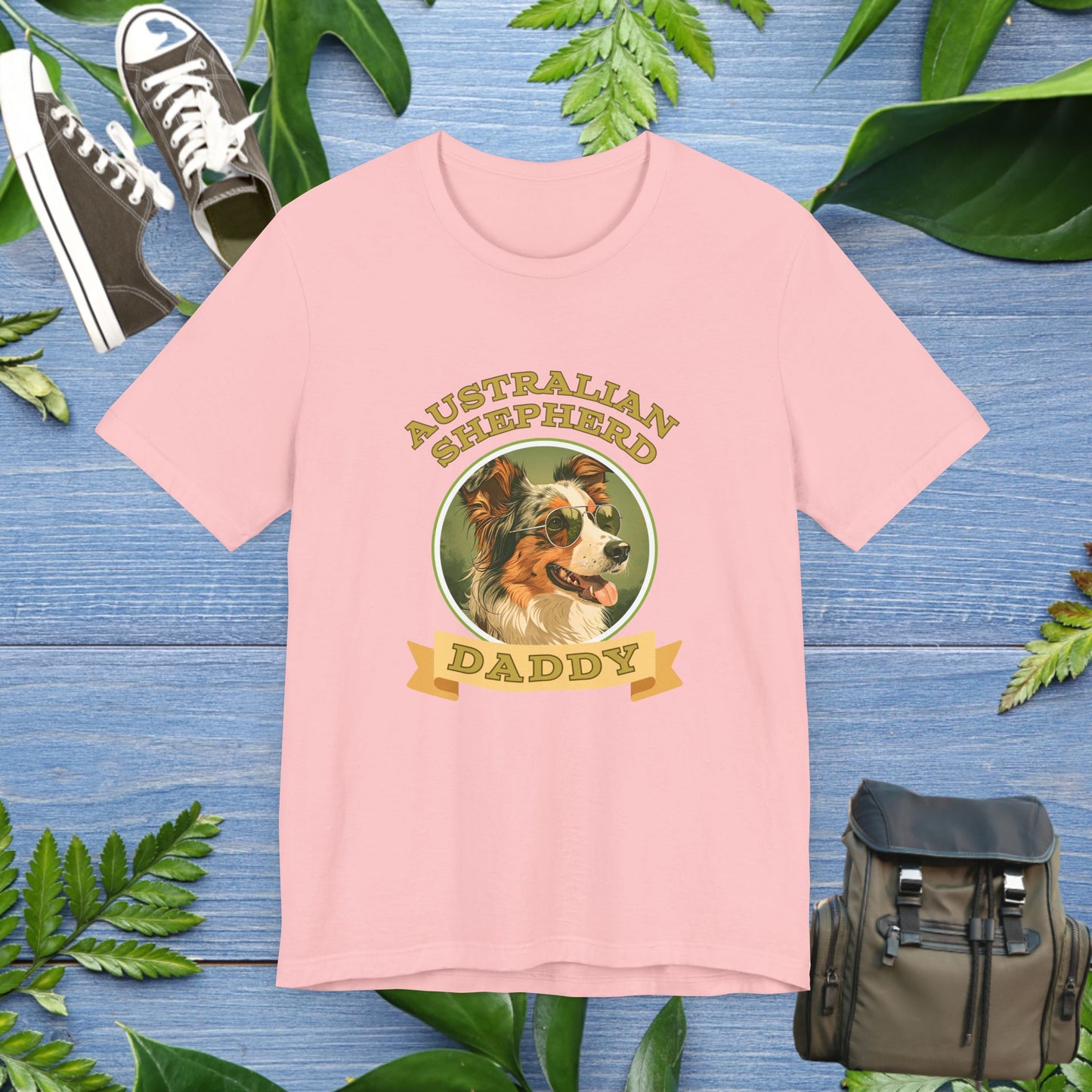 Best Australian Shepherd Daddy T-Shirt - furevermama