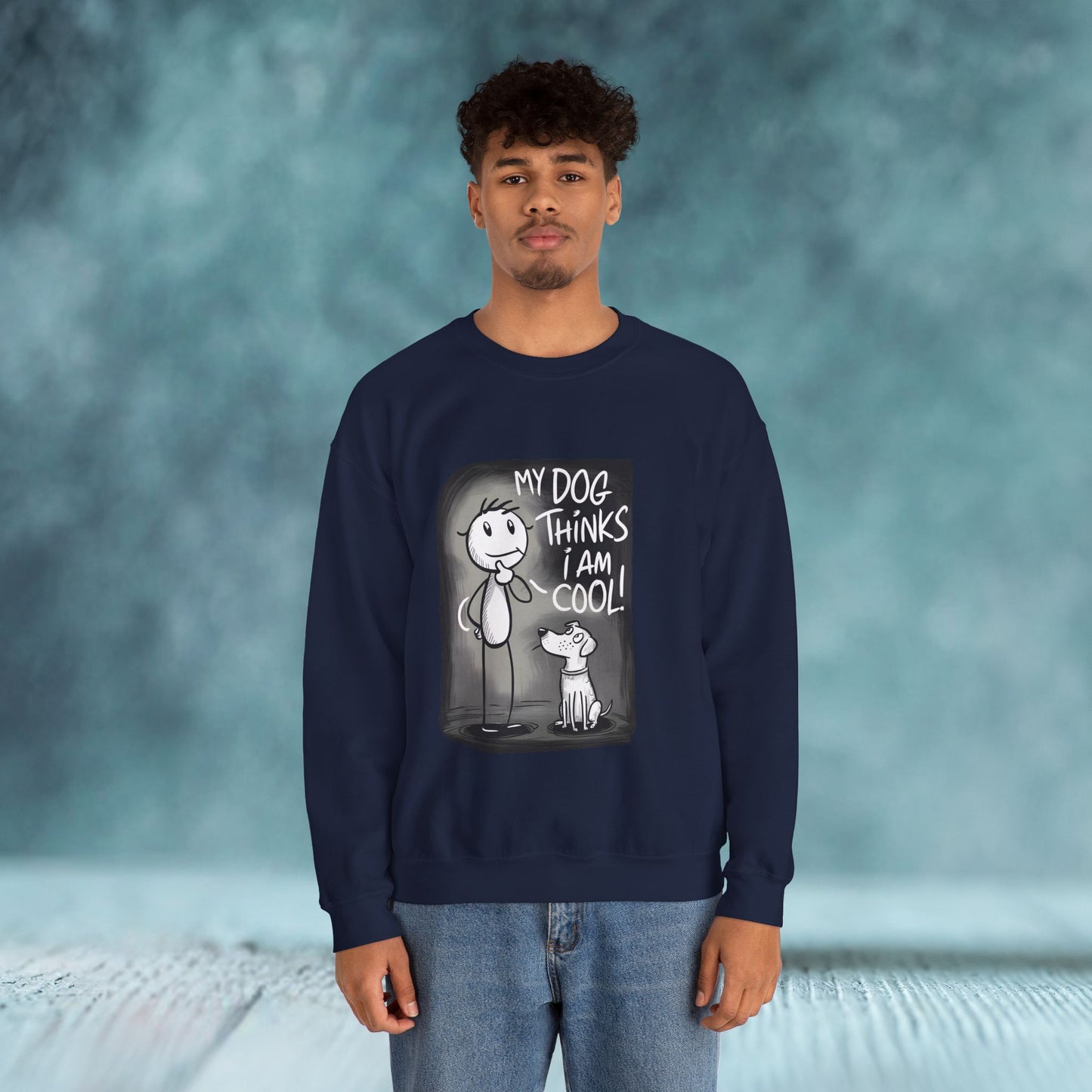 My Dog Thinks I Am Cool - Unisex Crewneck Sweatshirt - furevermama