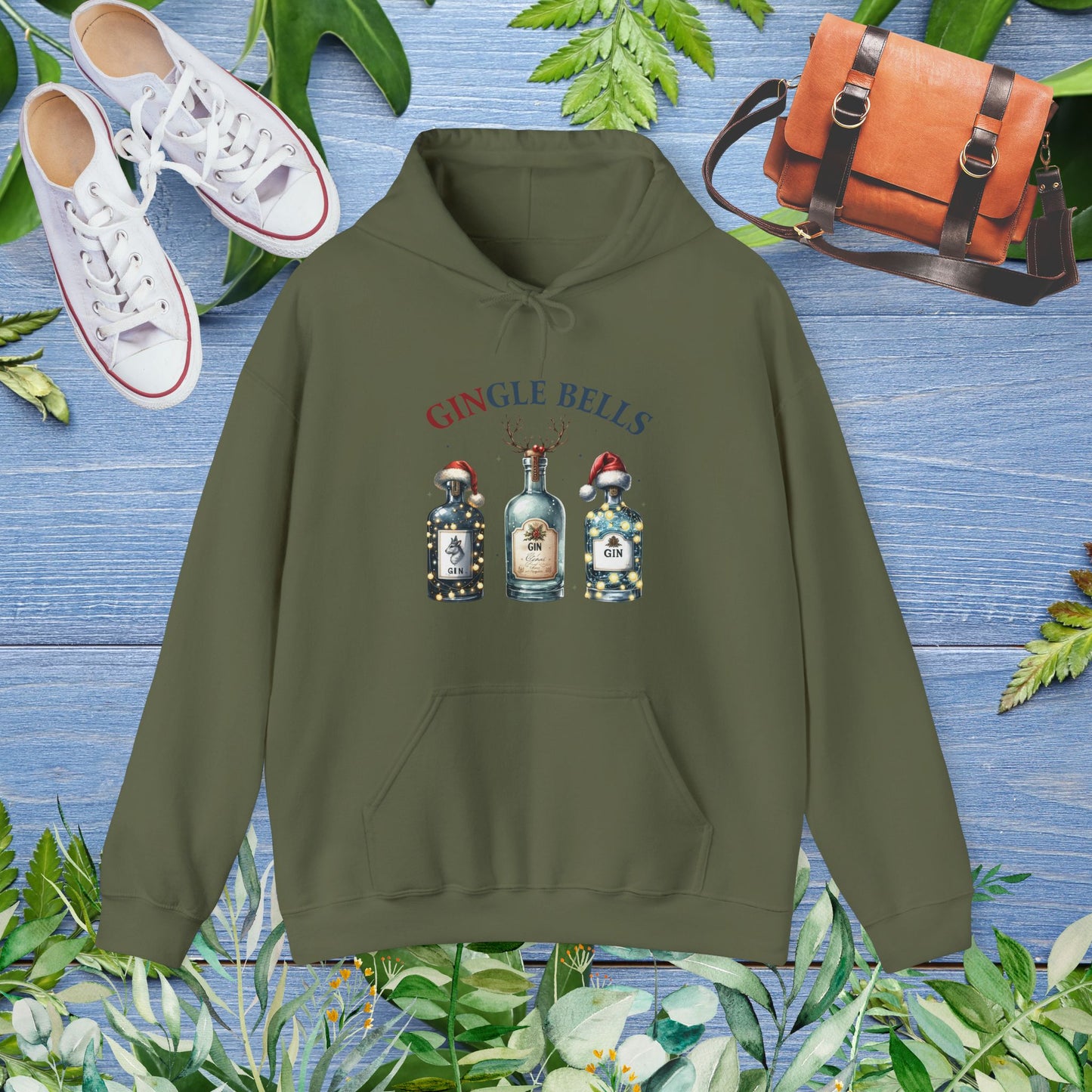 Gingle Bells Unisex Christmas Hoodie - furevermama