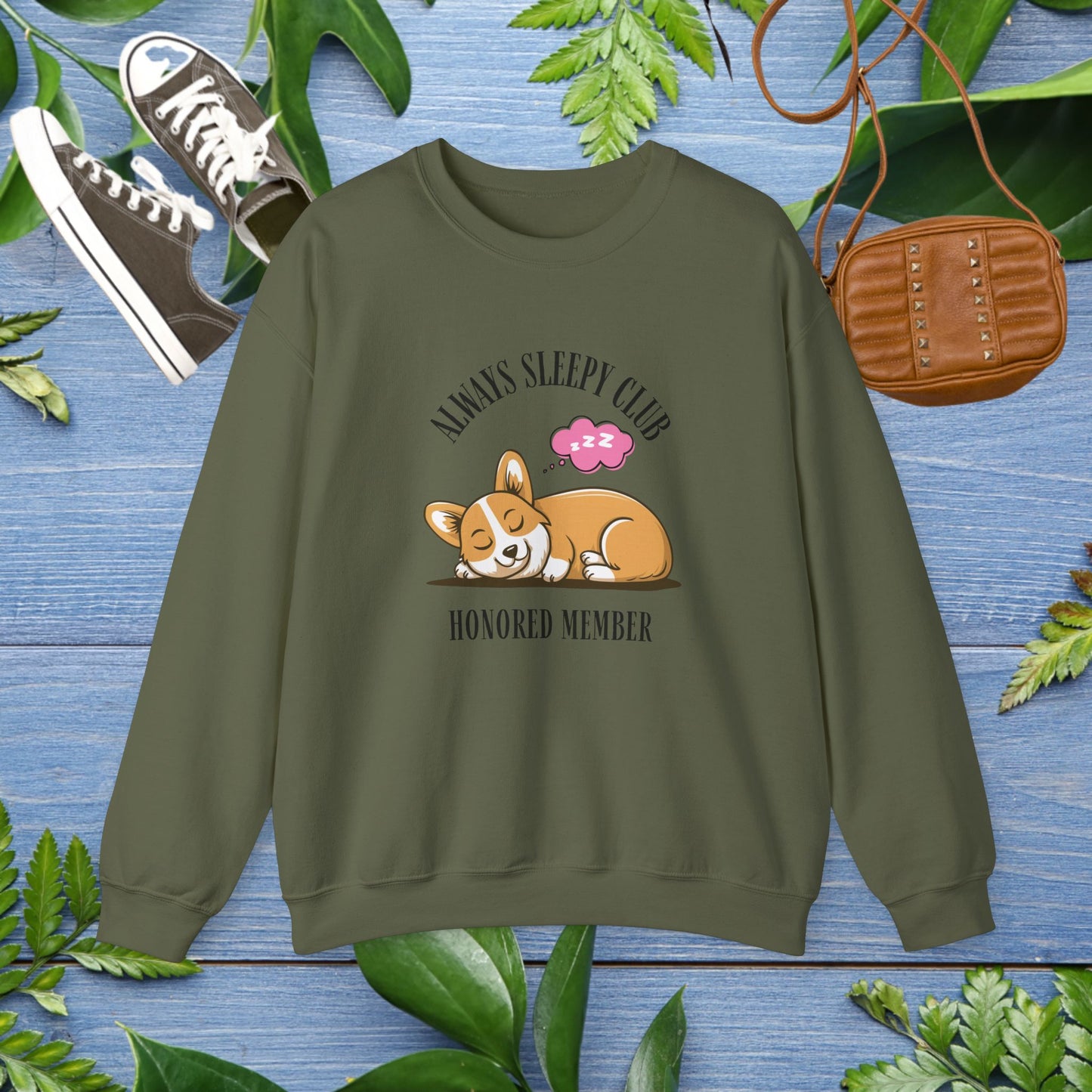 Always Sleepy Club Honored Member Unisex Sweatshirt - furevermama