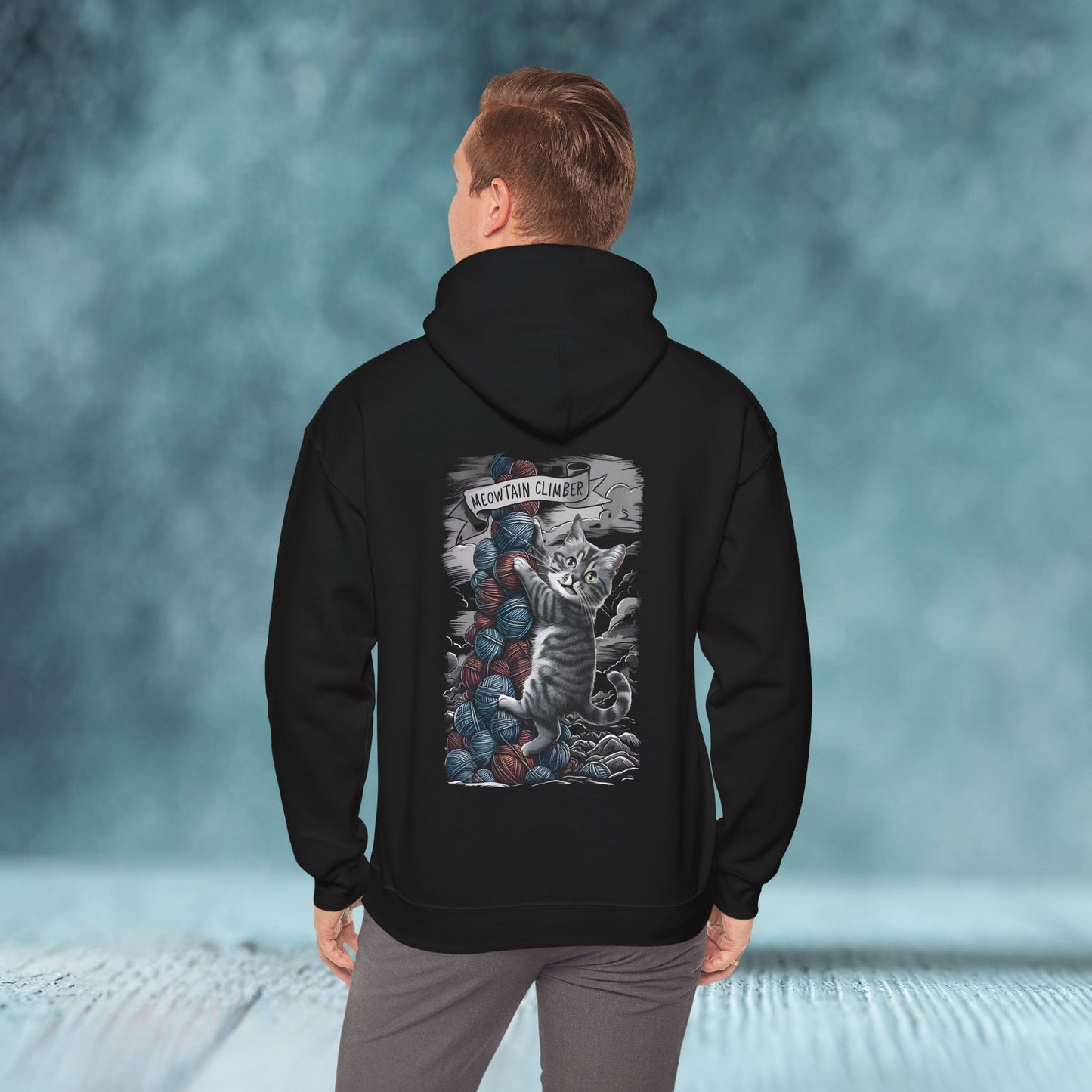 Meowtain Climber Unisex Hoodie (Double-Sided) - furevermama