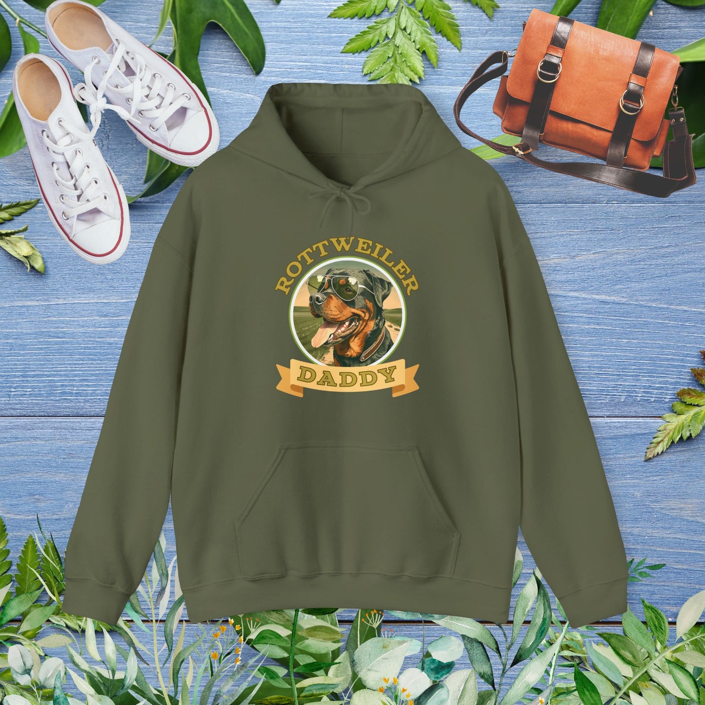 Best Rottweiler Daddy Hoodie - furevermama