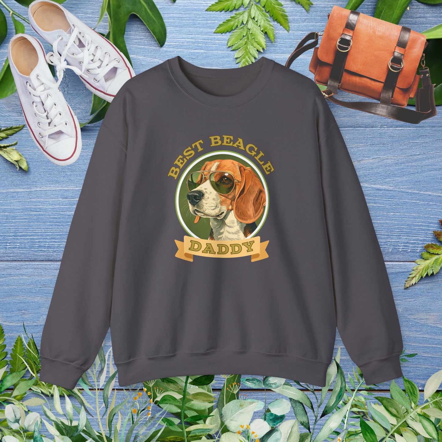 Best Beagle Daddy Sweatshirt - furevermama