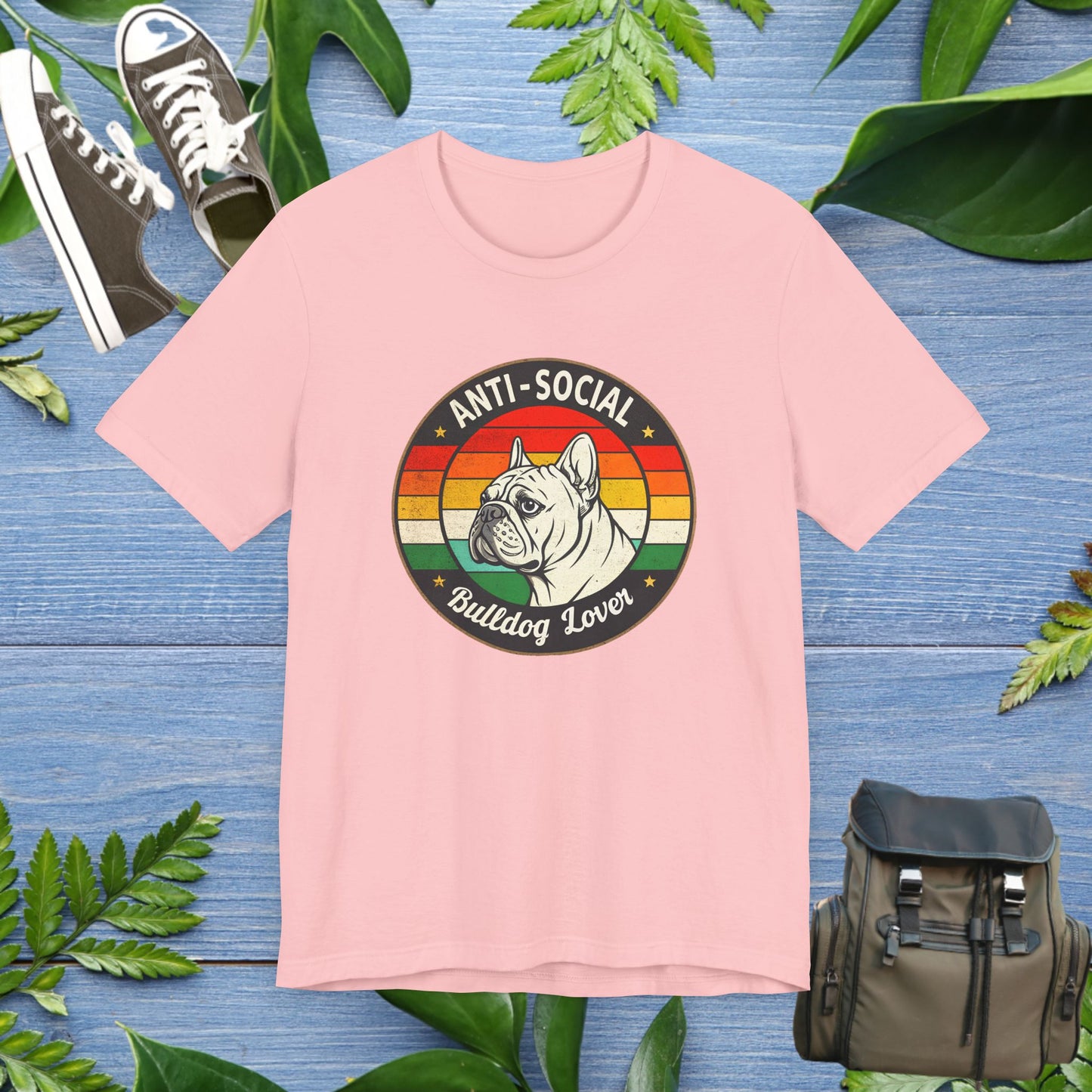 Anti-Social Bulldog Lover T-Shirt - furevermama