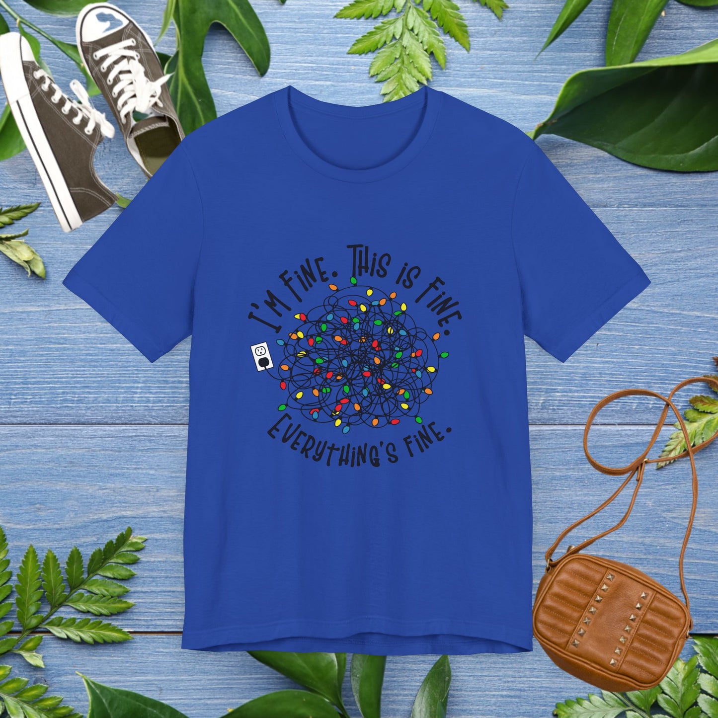 I Am Fine Unisex Short Sleeve T-Shirt - furevermama