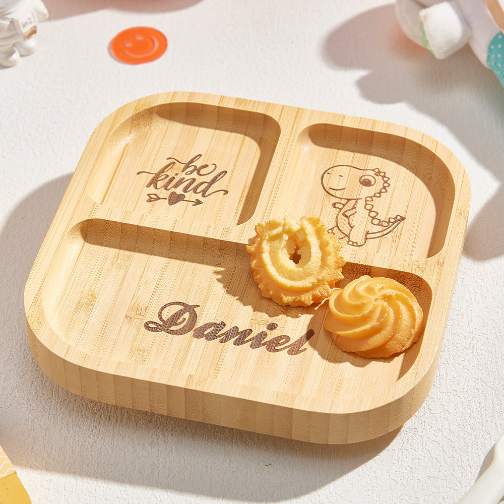 Custom Bamboo Suction Plates