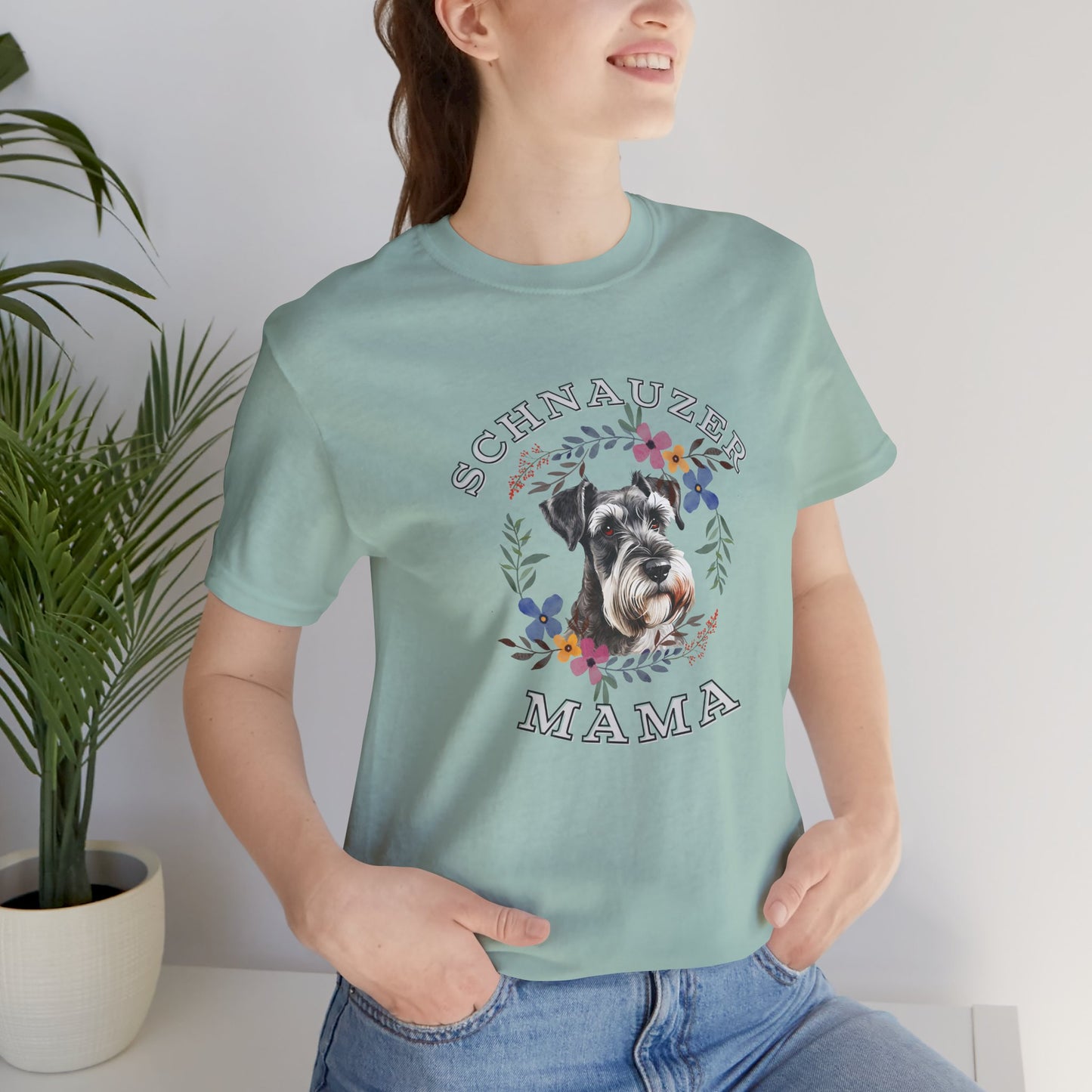 Schnauzer Mama T-Shirt - furevermama