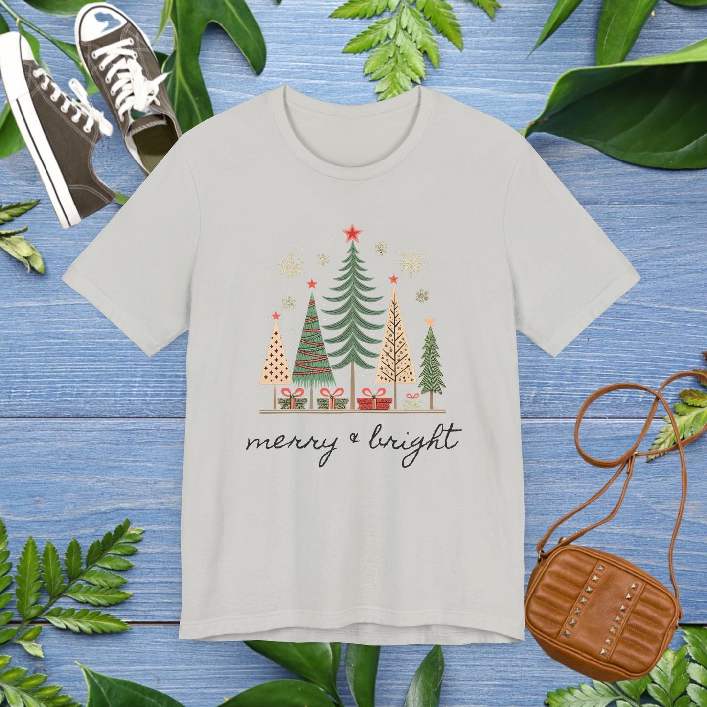 Vintage Christmas Tree Unisex Short Sleeve T-Shirt - furevermama