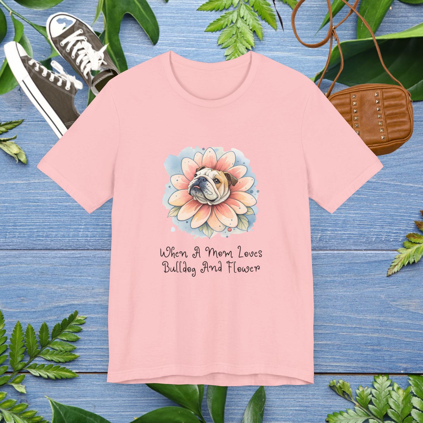 Bulldog Flower T-Shirt - furevermama