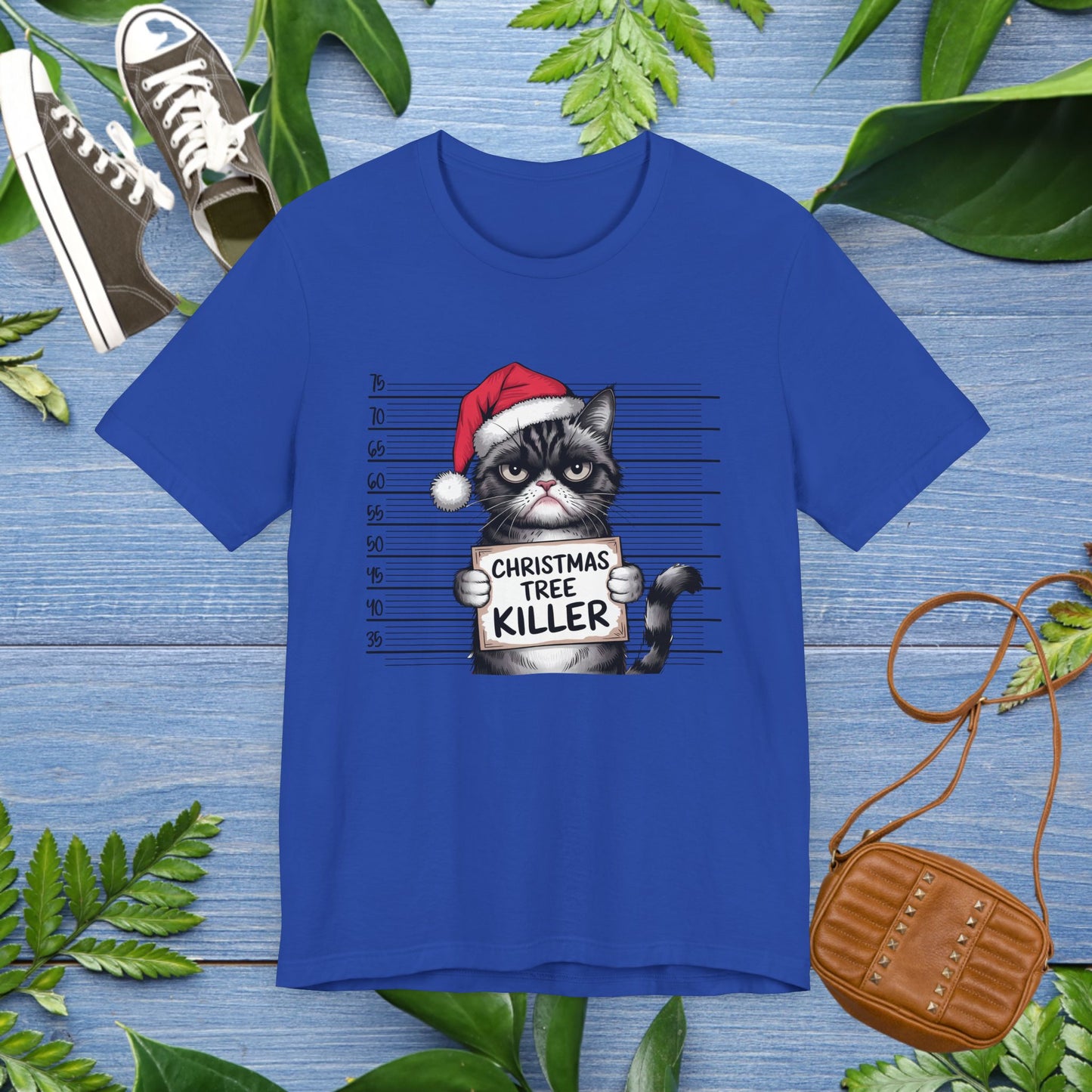 Christmas Tree Killer, Cat Graphic T-Shirt - furevermama