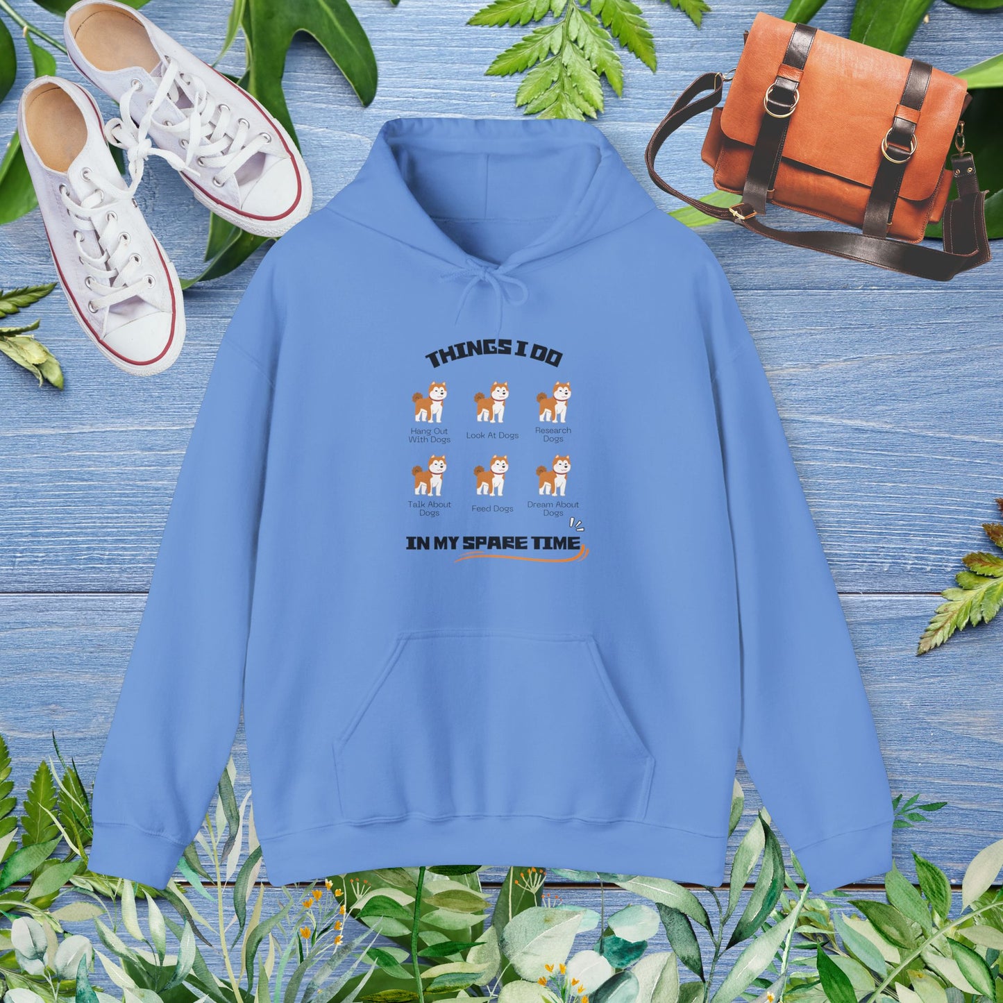Things I Do In Spare Time Hooded Sweatshirt, Dog Lover Hoodies - furevermama