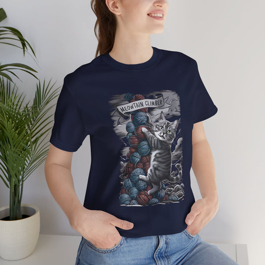 Meowtain Climber Unisex T-Shirt - furevermama