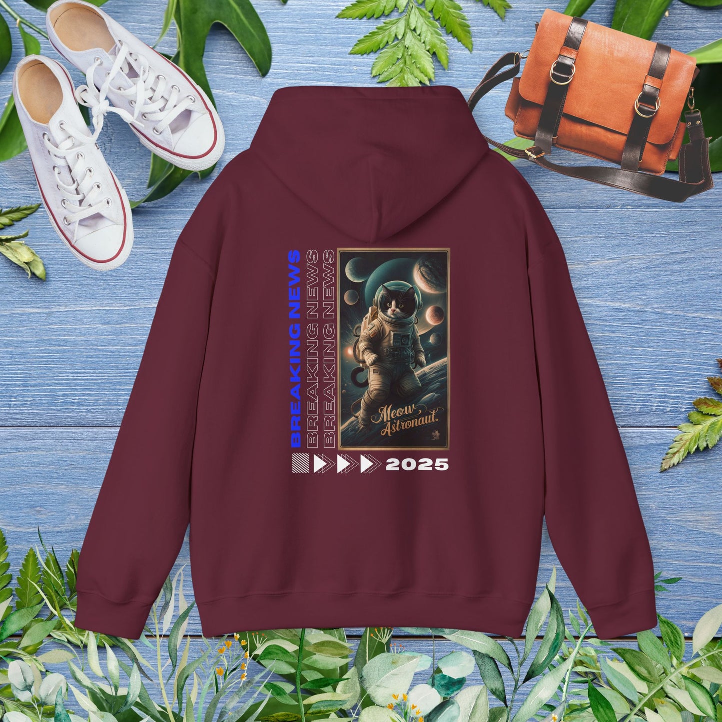 Astronaut Breaking News Hoodie - furevermama