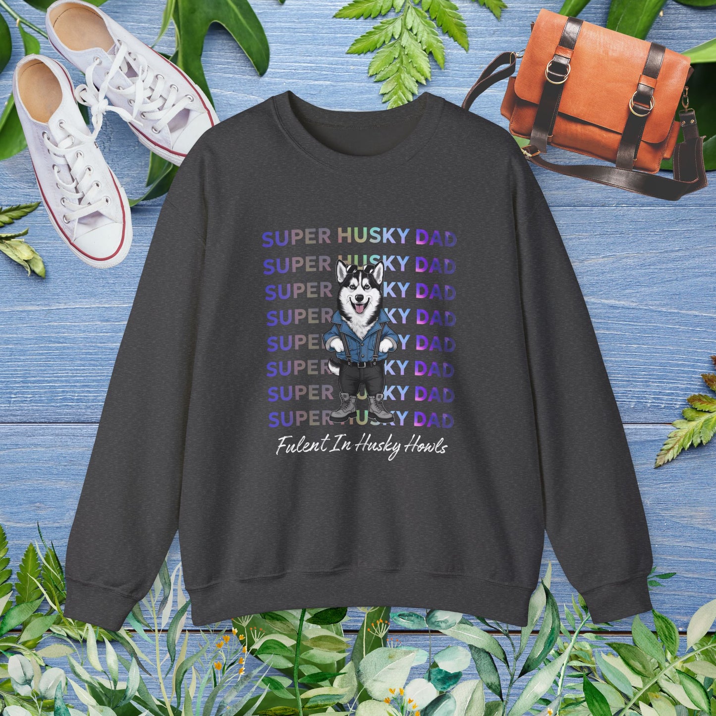 Husky Dad Sweatshirt - furevermama