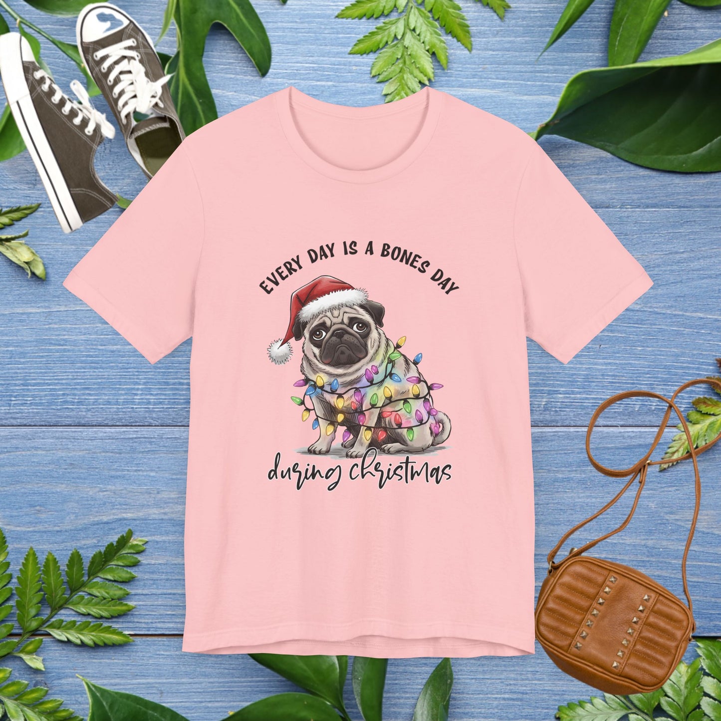 Everyday Is Bones Day During Christmas, Bulldog Unisex T-Shirt - furevermama