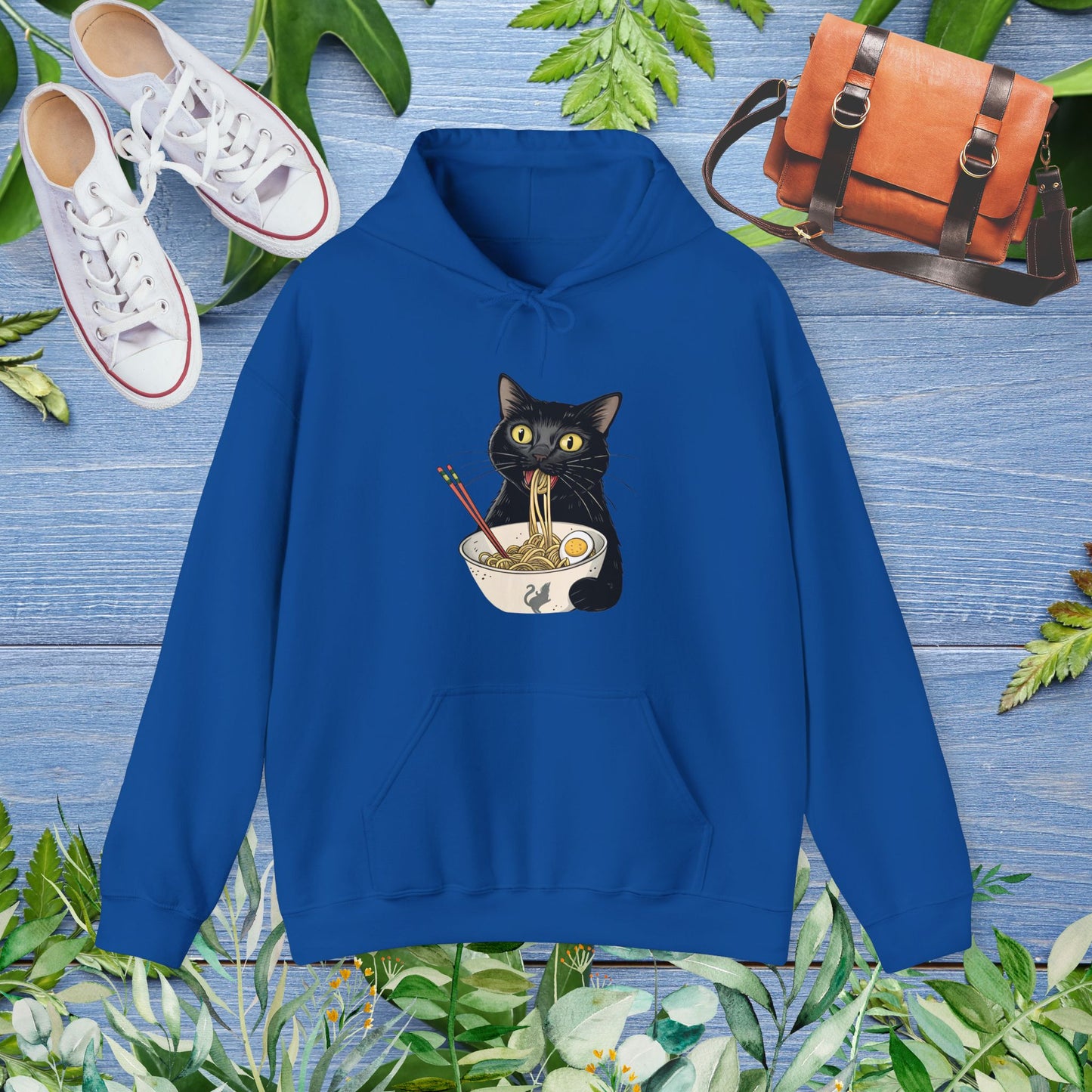 Cat Eating My Ramen Unisex Hoodie - furevermama