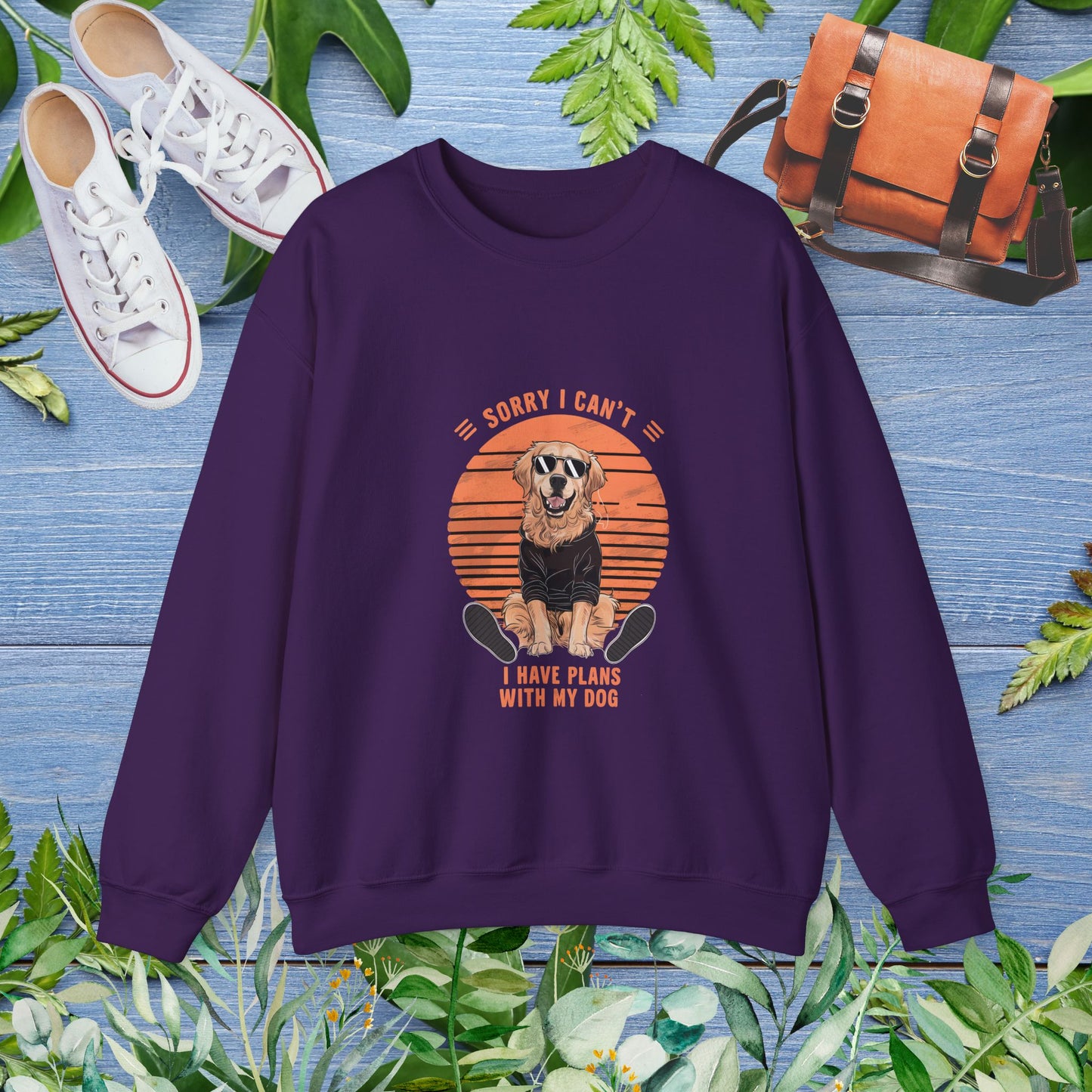 I Have Plan With My Dog Sweatshirt - furevermama