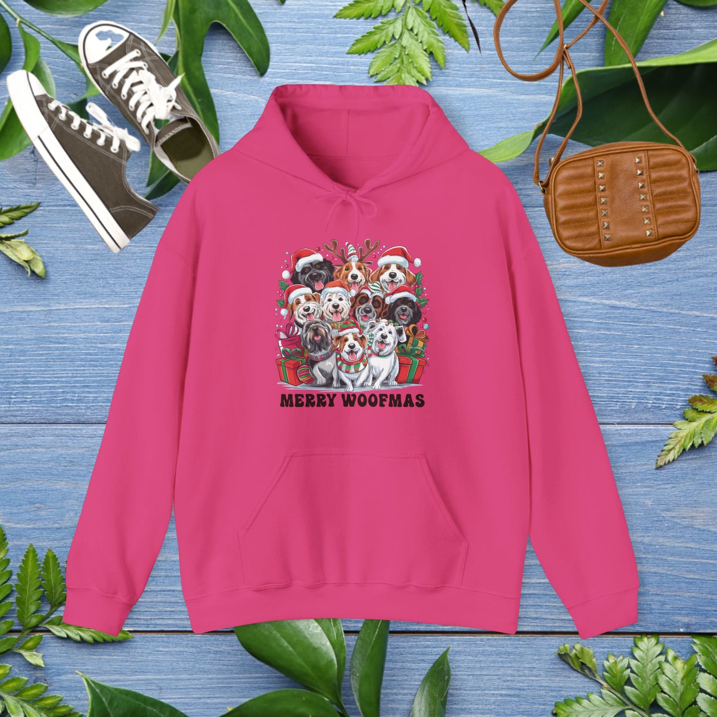 Merry Woofmas Unisex Hoodie - furevermama
