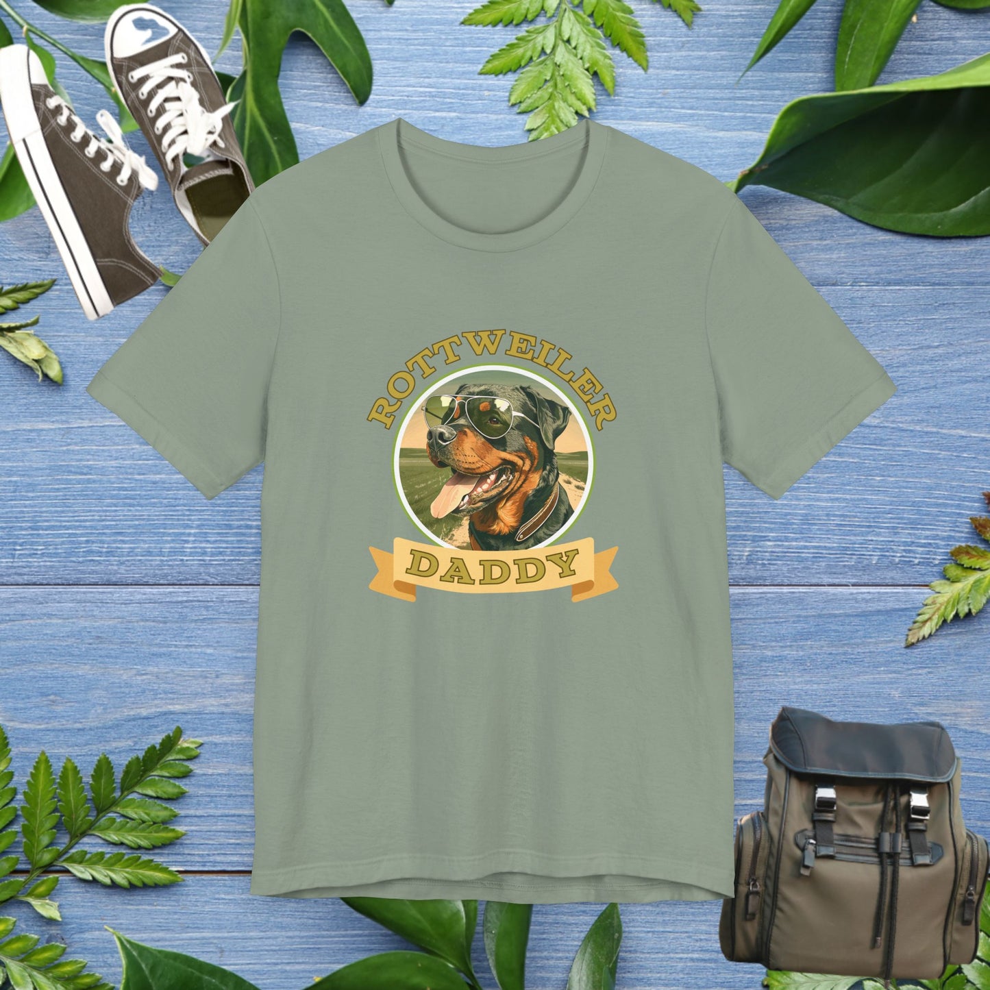 Best Rottweiler Daddy T-Shirt - furevermama