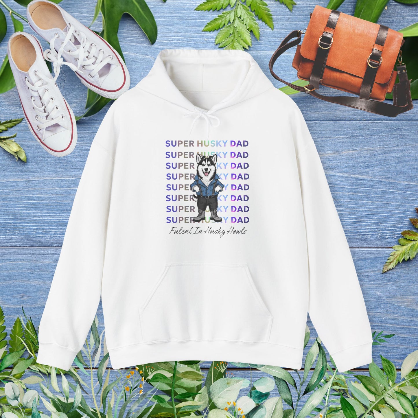 Super Husky Dad Hoodie - furevermama