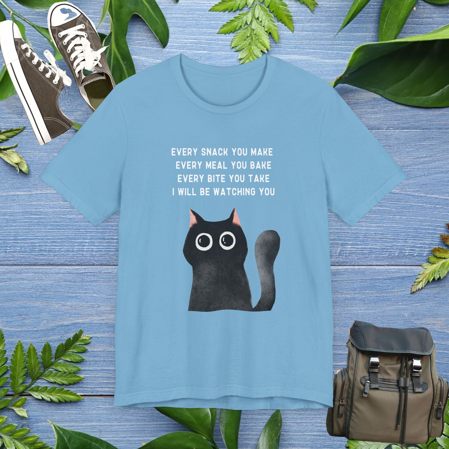I Will be Watching You Cat Graphic Unisex T-Shirt - furevermama