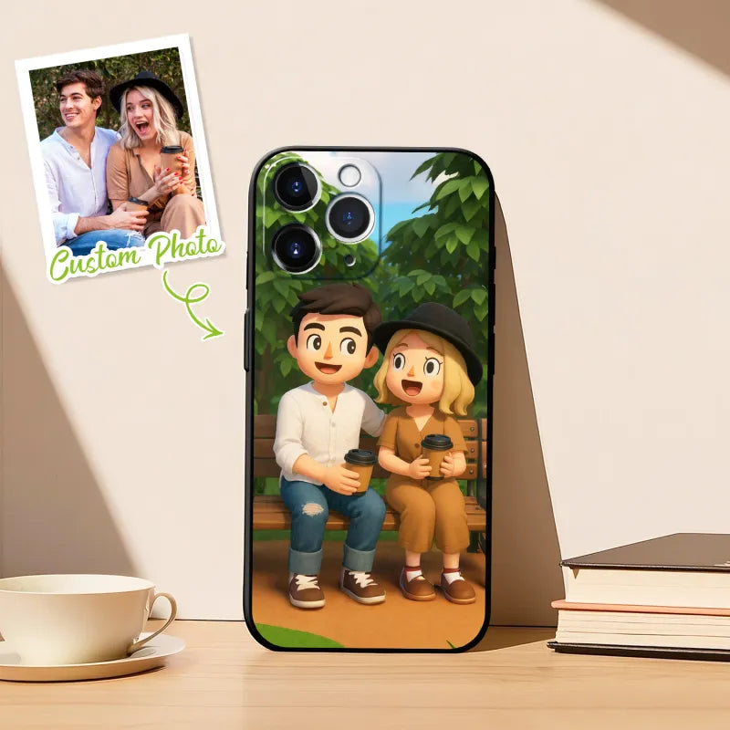 Custom Cartoon Style Photo Phone Case