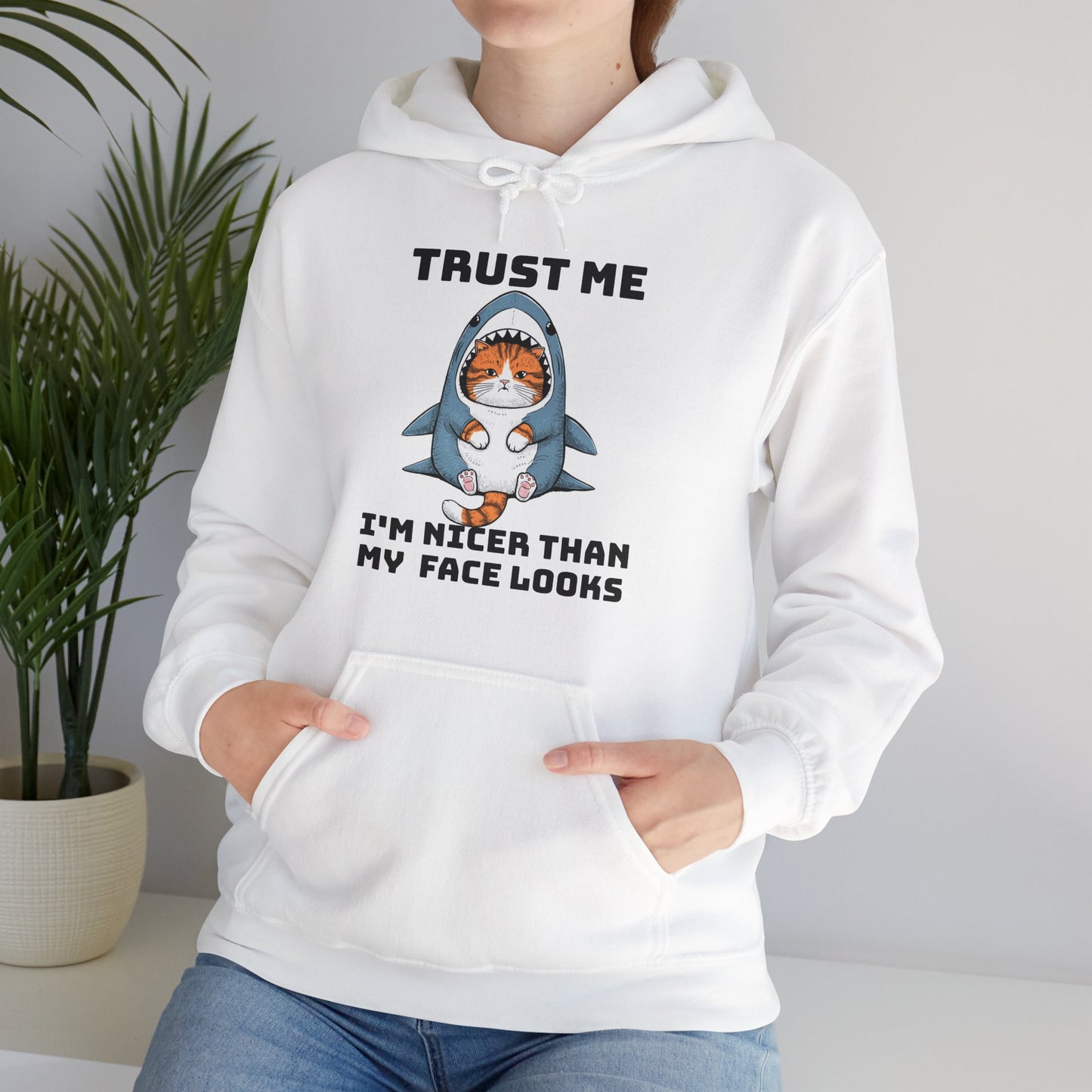 Cat In Shark Costume Unisex Hoodie - furevermama