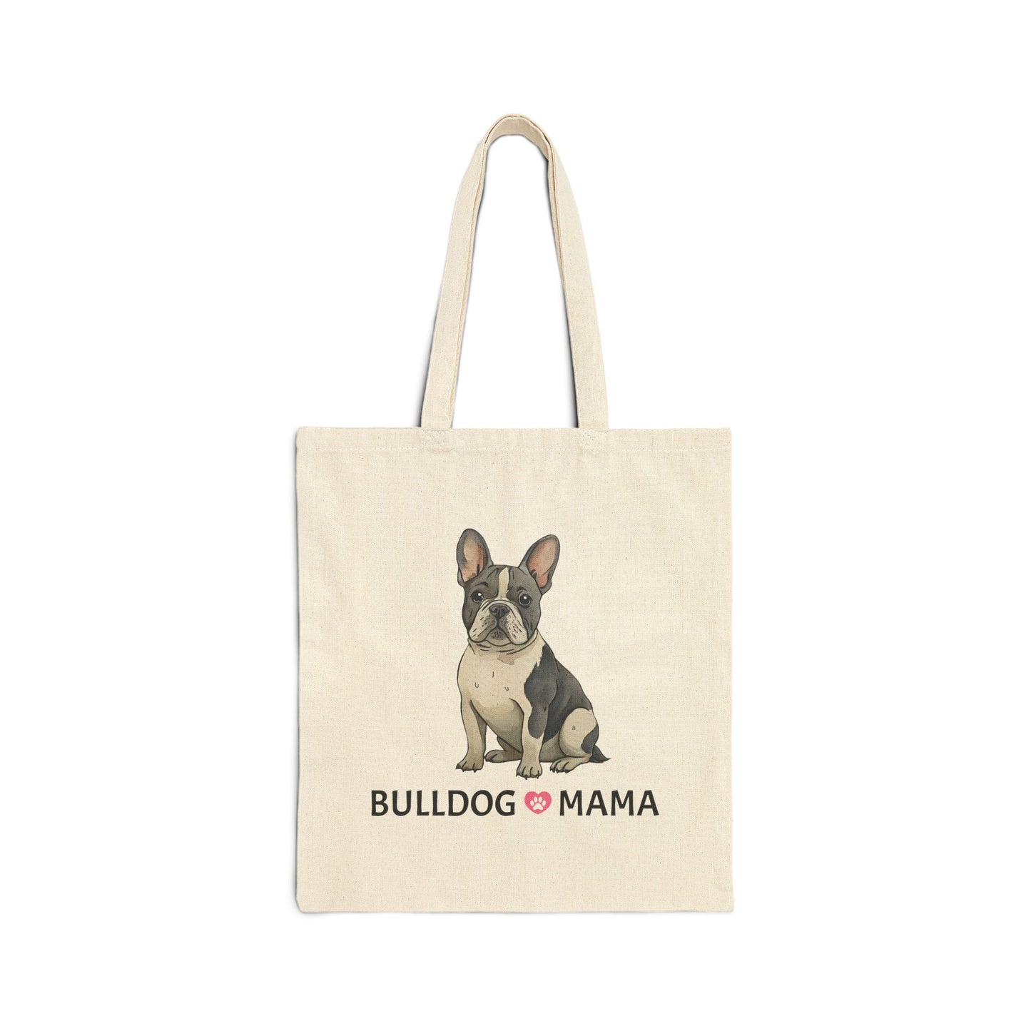 Tote Bag - Bulldog Loves Mama - furevermama