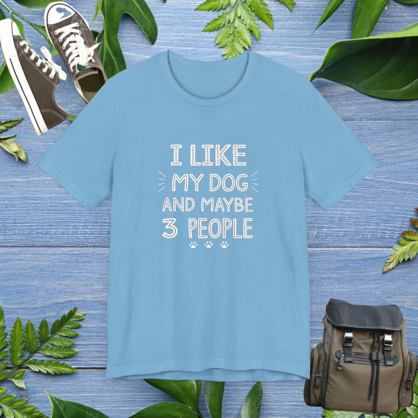 I Like Dogs And Maybe 3 People T-Shirt - furevermama