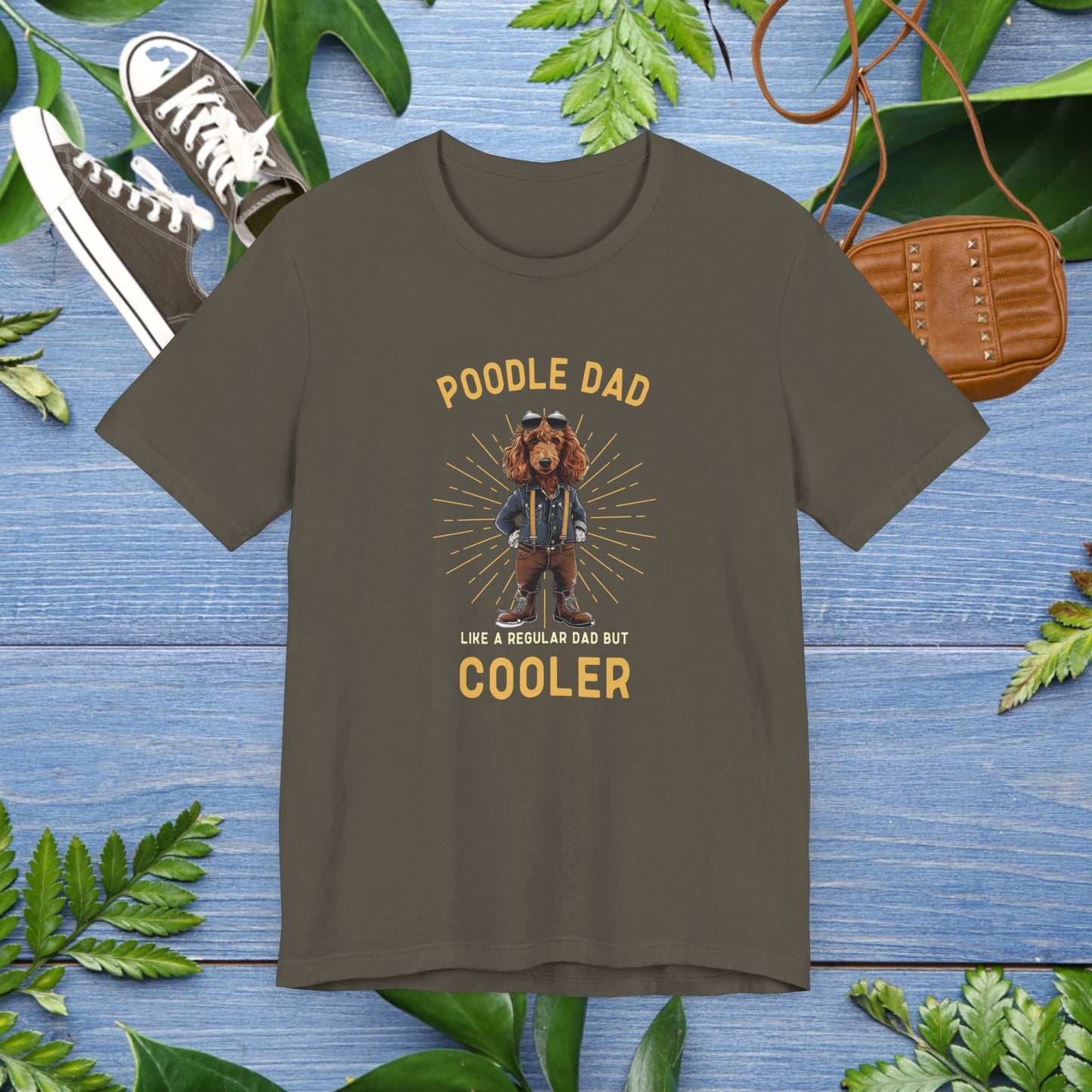 Cooler Poodle Dad Ever Unisex T-Shirt - furevermama