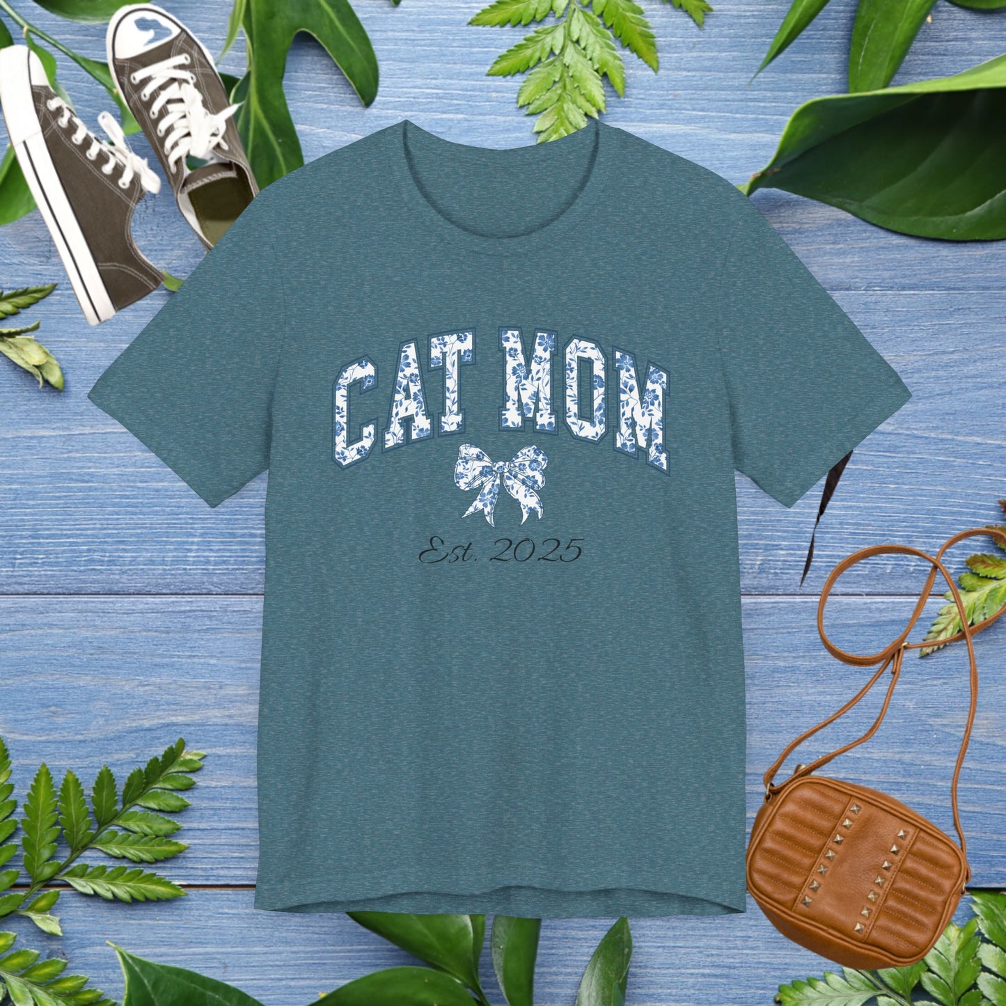 Cat Mom Personalized T-Shirt